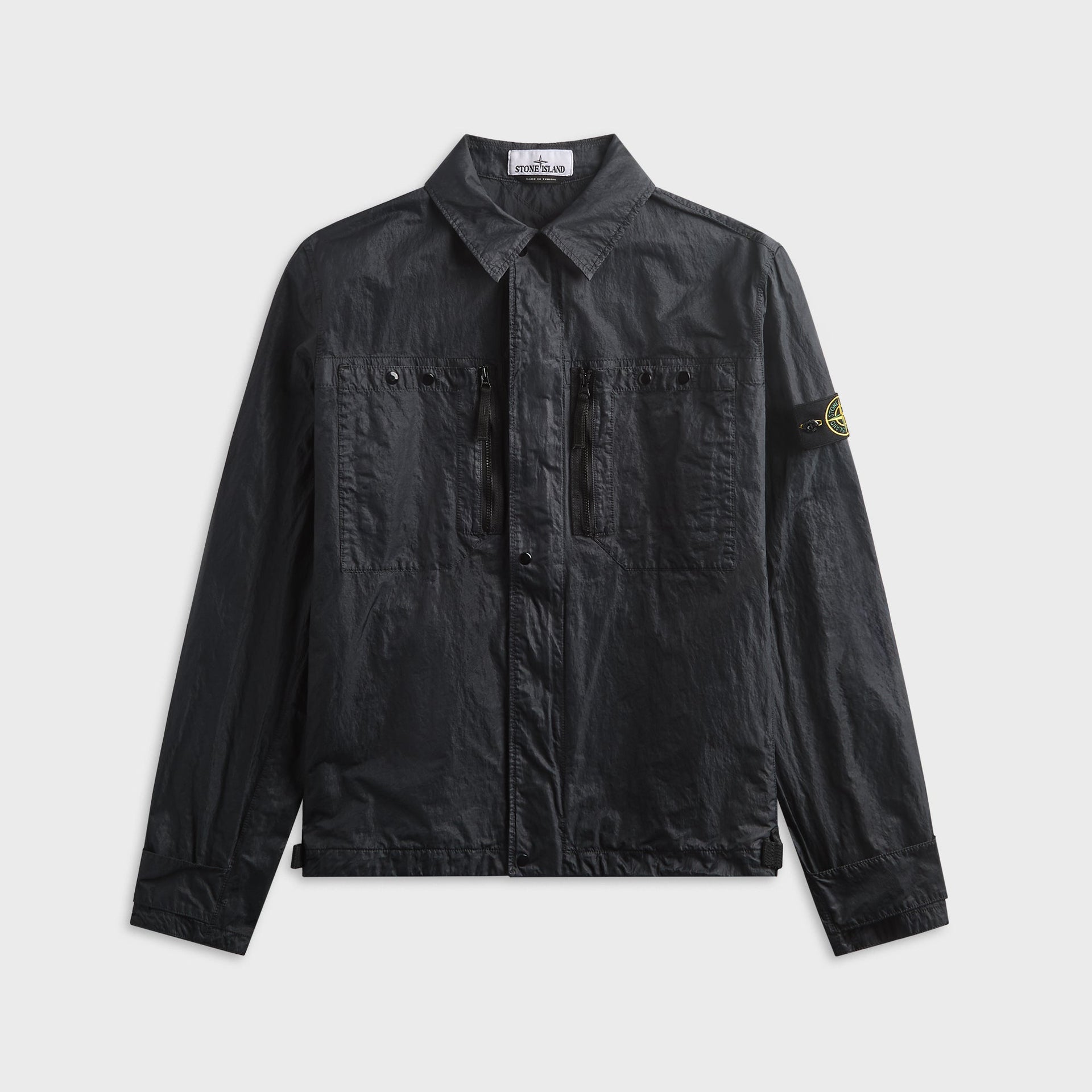 Stone Island Nylon Shirt - Navy Blue