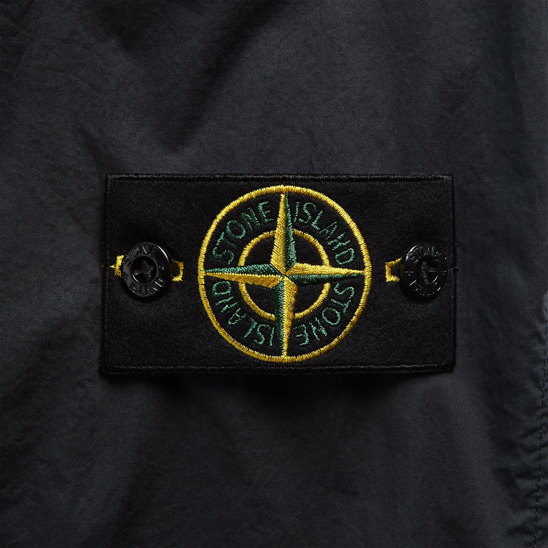 Stone Island Stretch Cotton Overshirt - Navy Blue