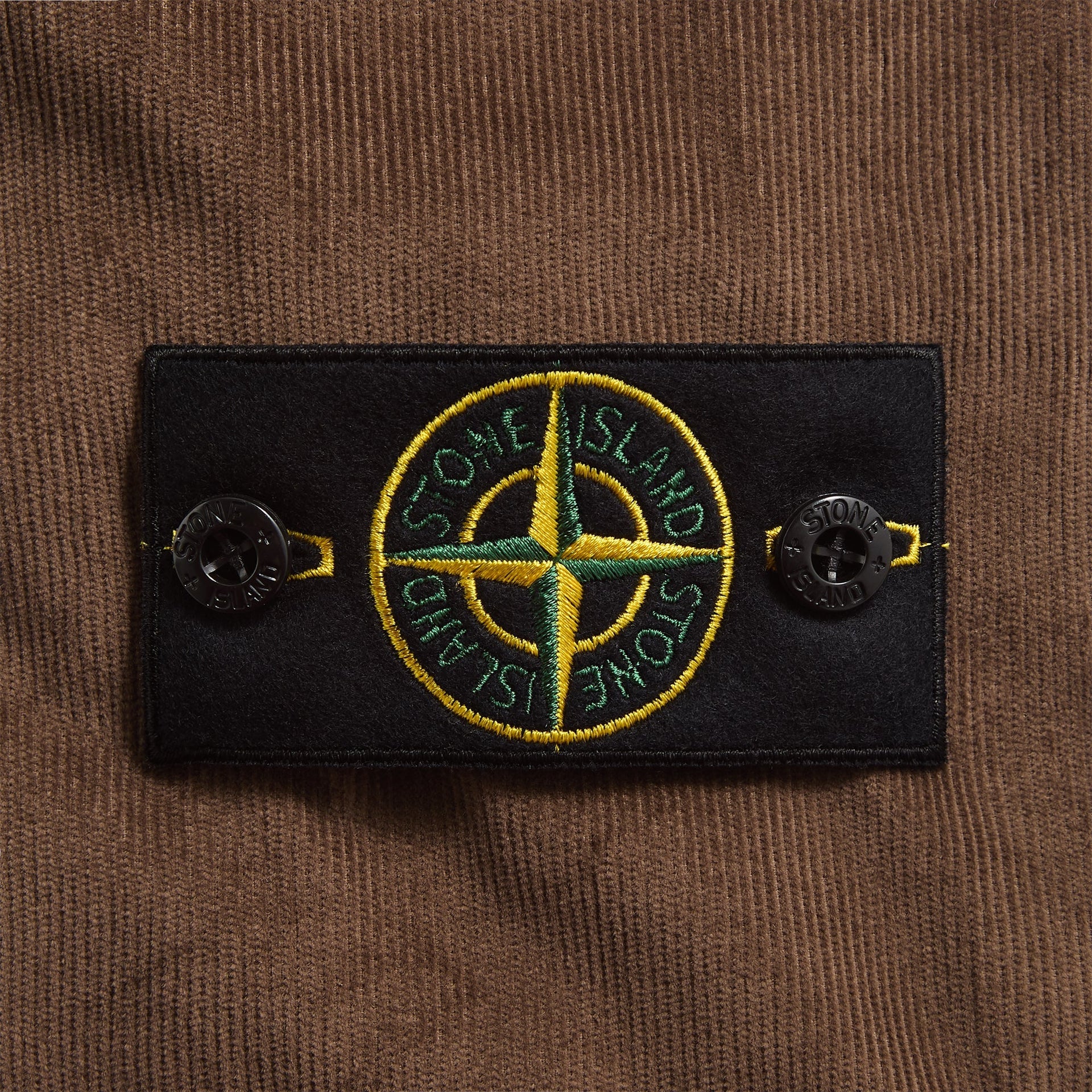 Stone Island Micro-Corduroy Overshirt - Umber