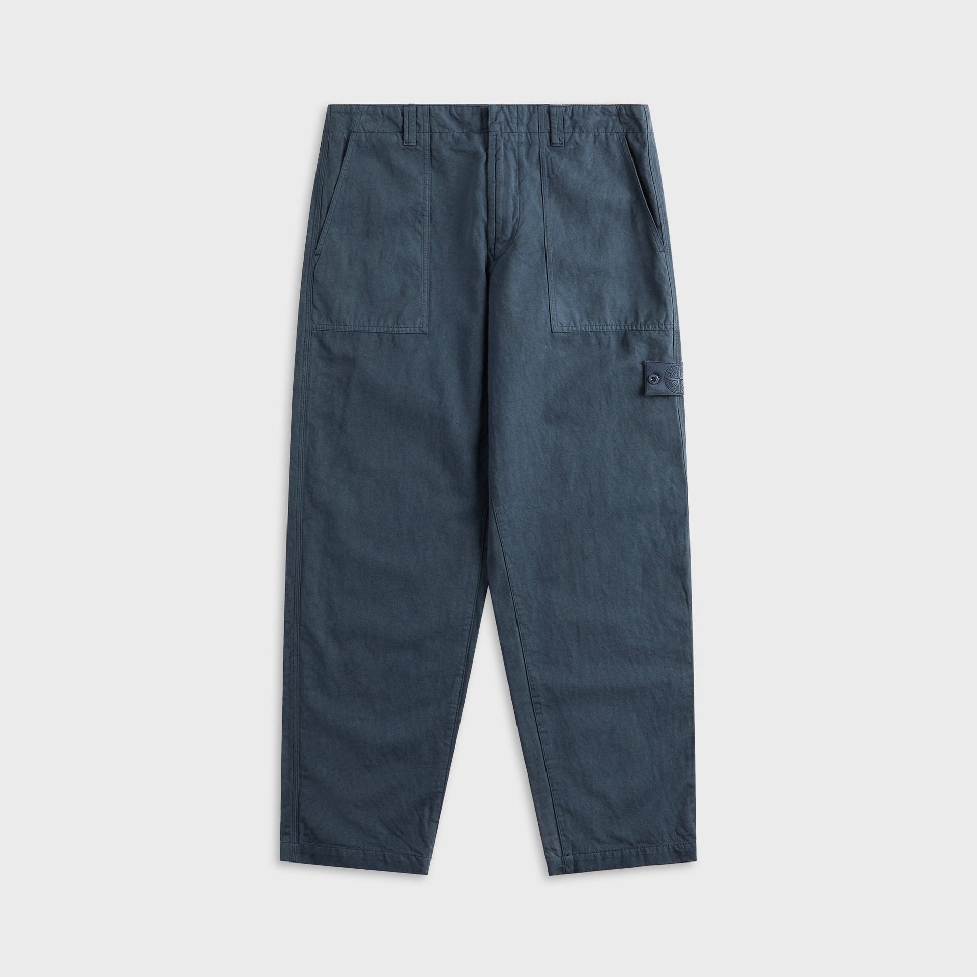 Stone Island Canvas Trouser - Slate Blue