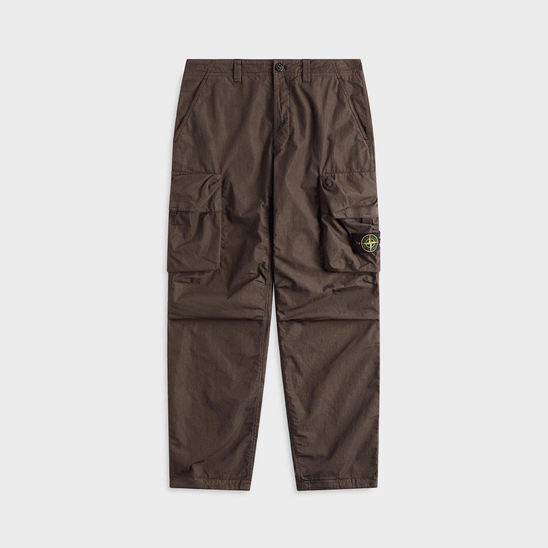 Stone Island Cotton Nylon Micro Ripstop Cargo Pant - Charcoal