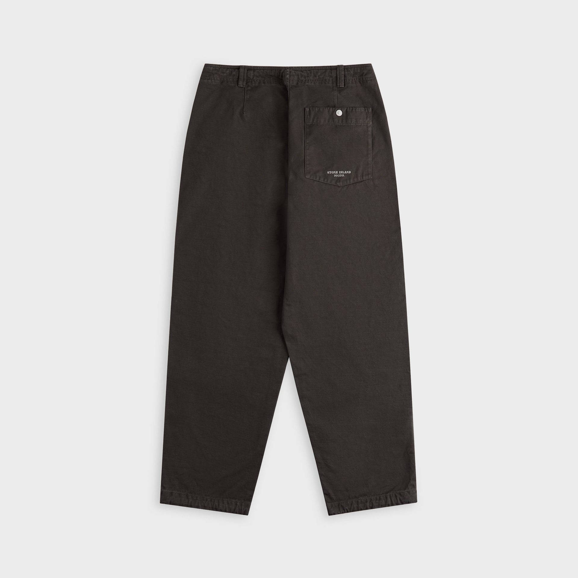 Stone Island Slub Cotton Cargo Pant - Lead Grey