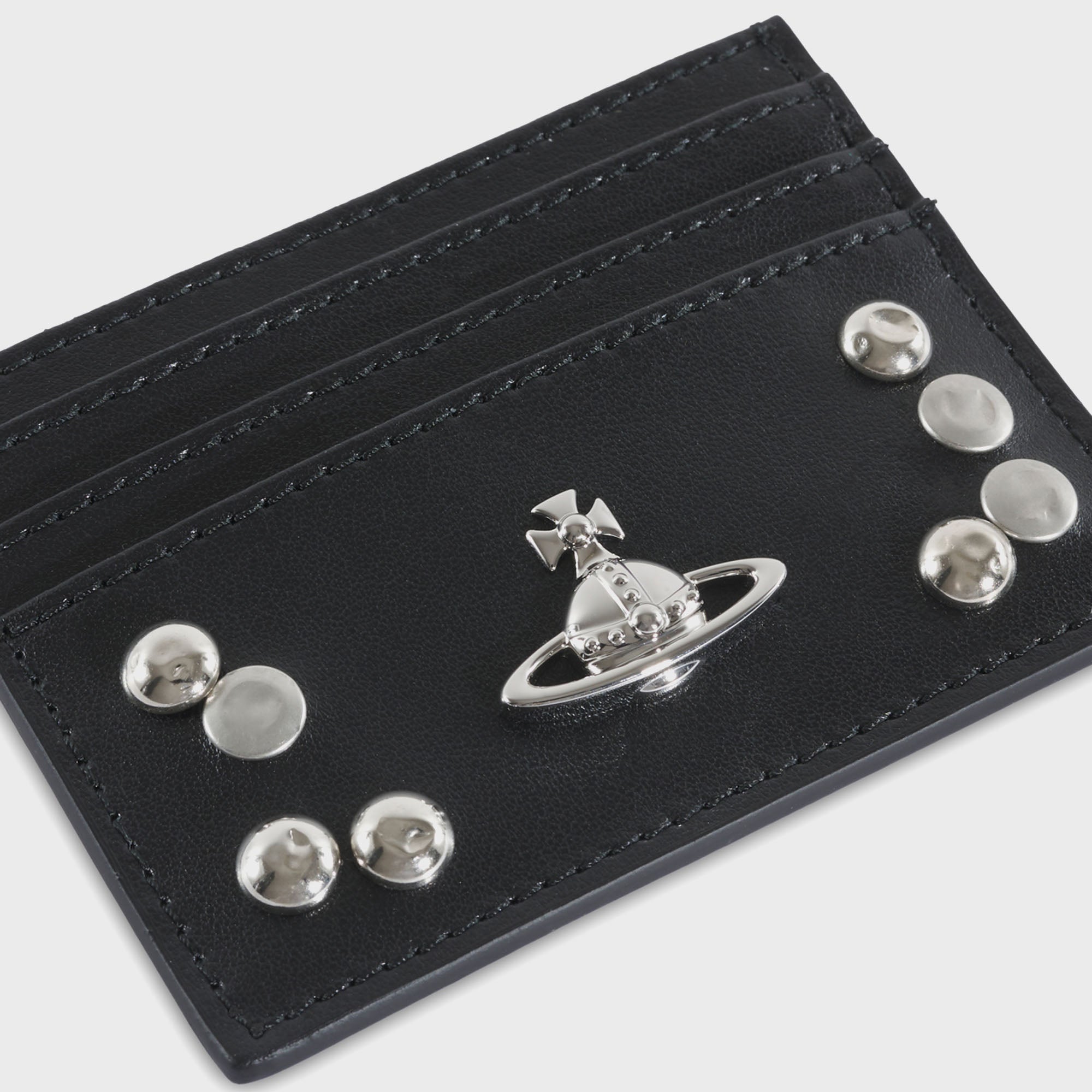 Vivienne Westwood Flat Card Holder - Black – Kith