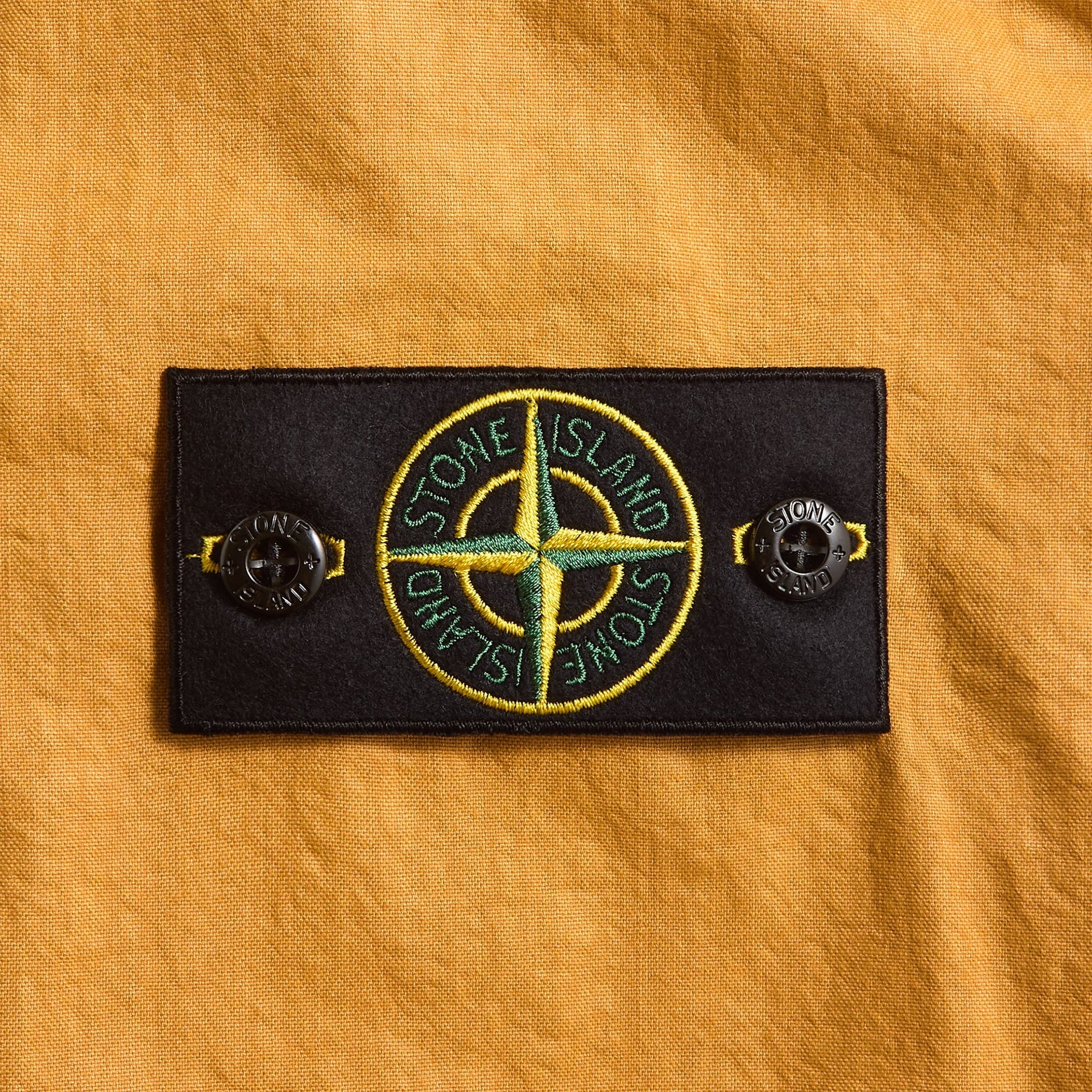 Stone Island Nylon Panama-TC Hooded Jacket - Mustard