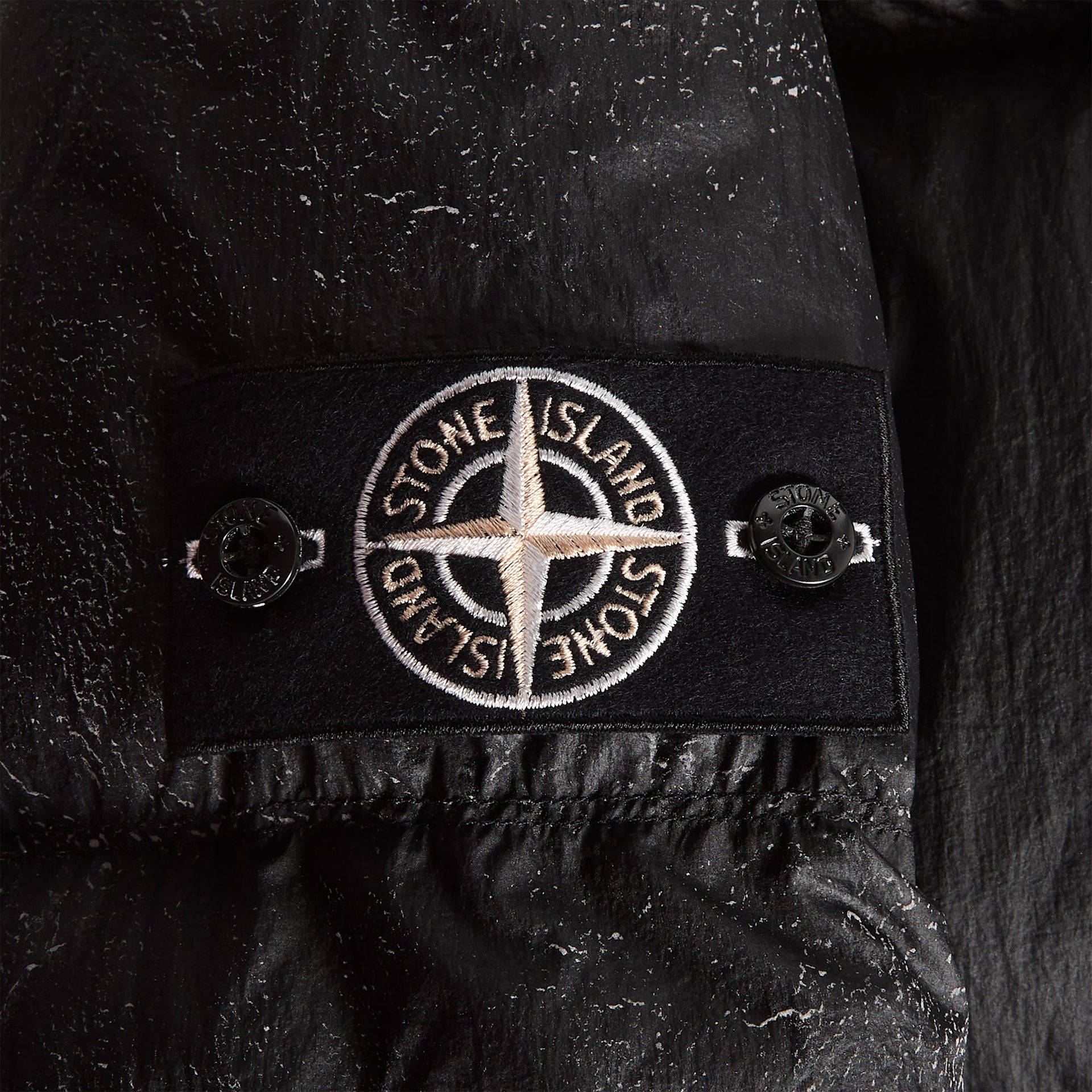 Stone Island Hooded Jacket - Black