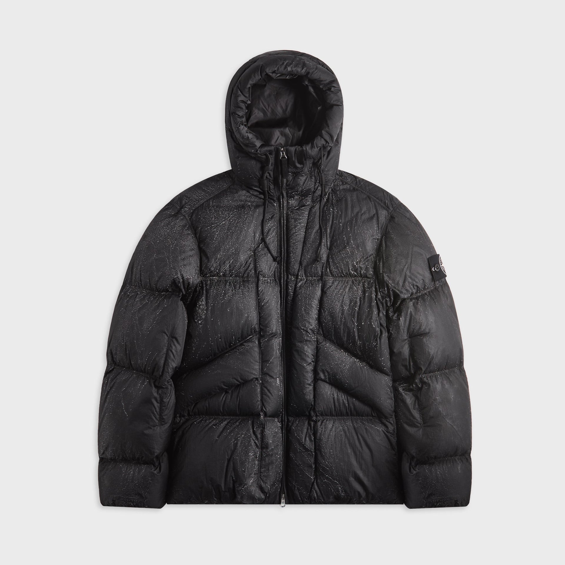 Stone Island Hooded Jacket - Black