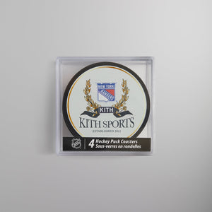 Kith & the New York Rangers for Inglasco 4-Pack Puck Coasters PH