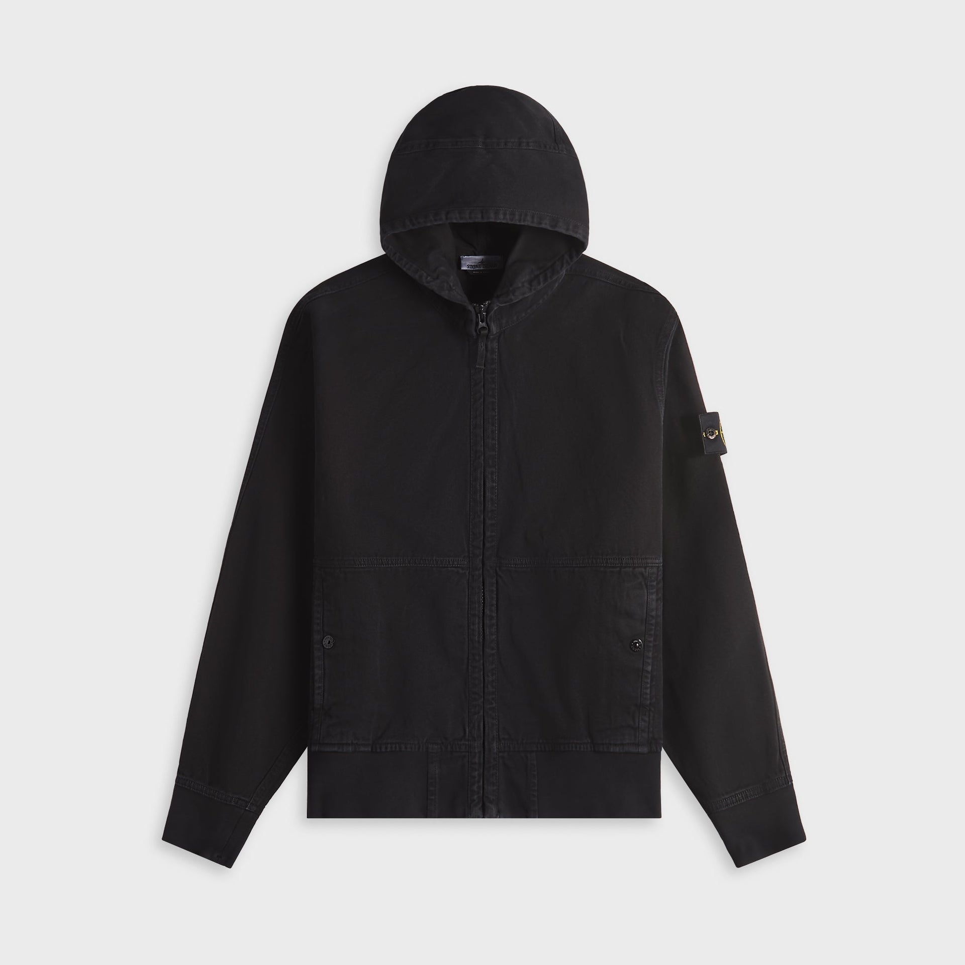 Stone Island Felpa Hooded Sweater - Black