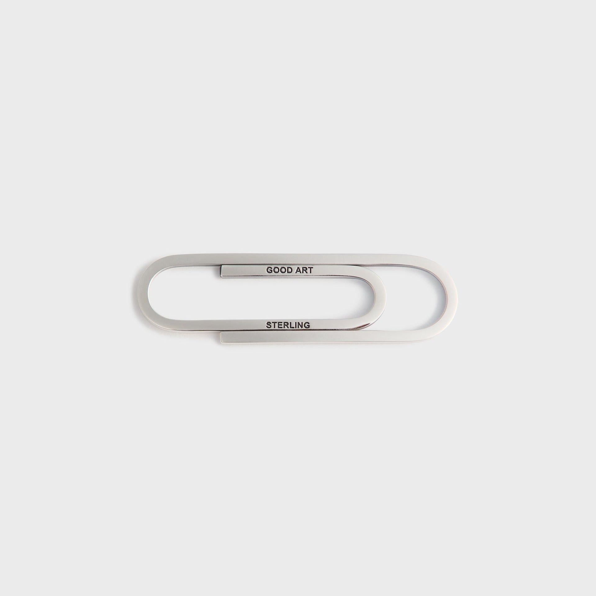 Good Art Hollywood Paper Clip Money Clip - Silver