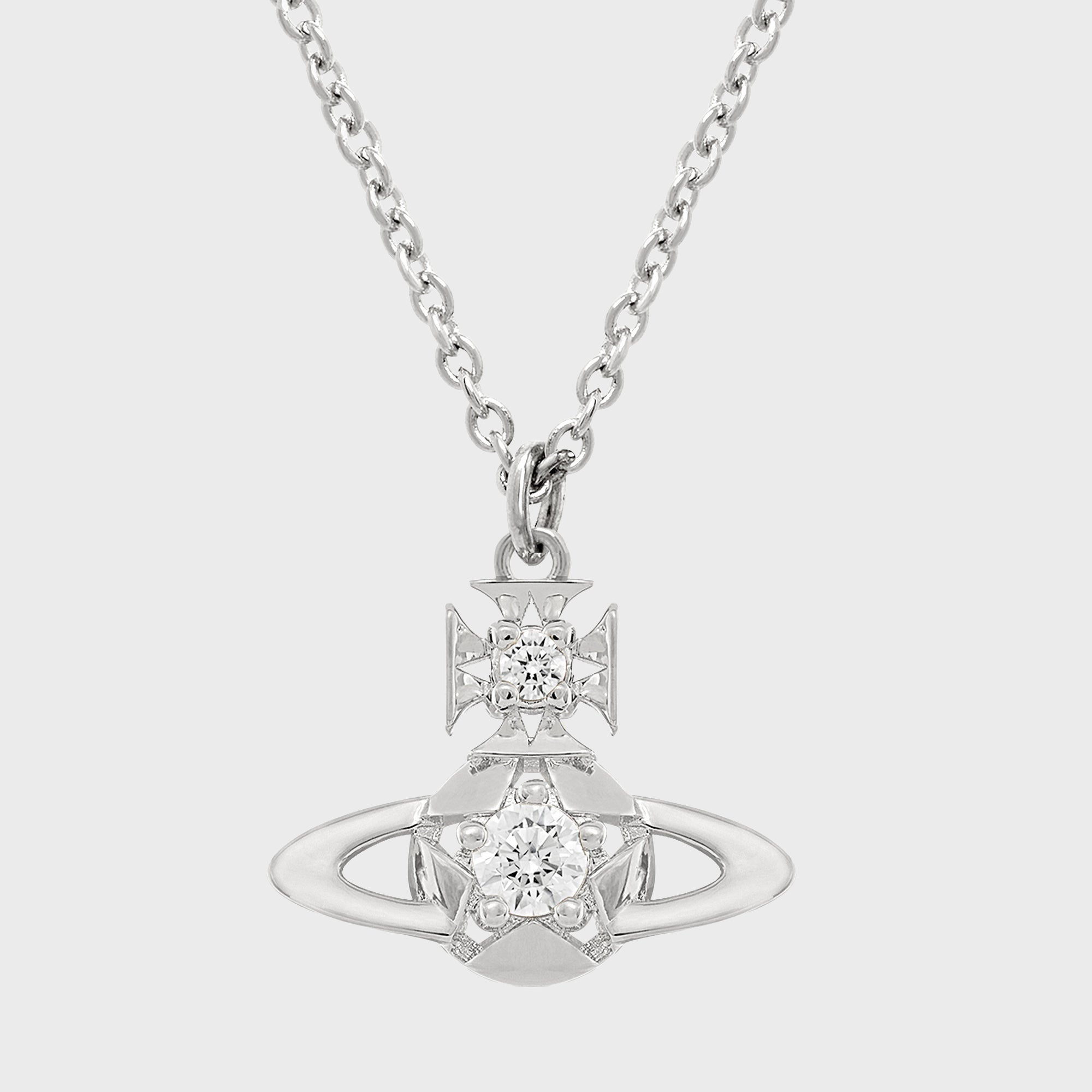 Vivienne Westwood Lee Orb Pendant - Platinum / White – Kith