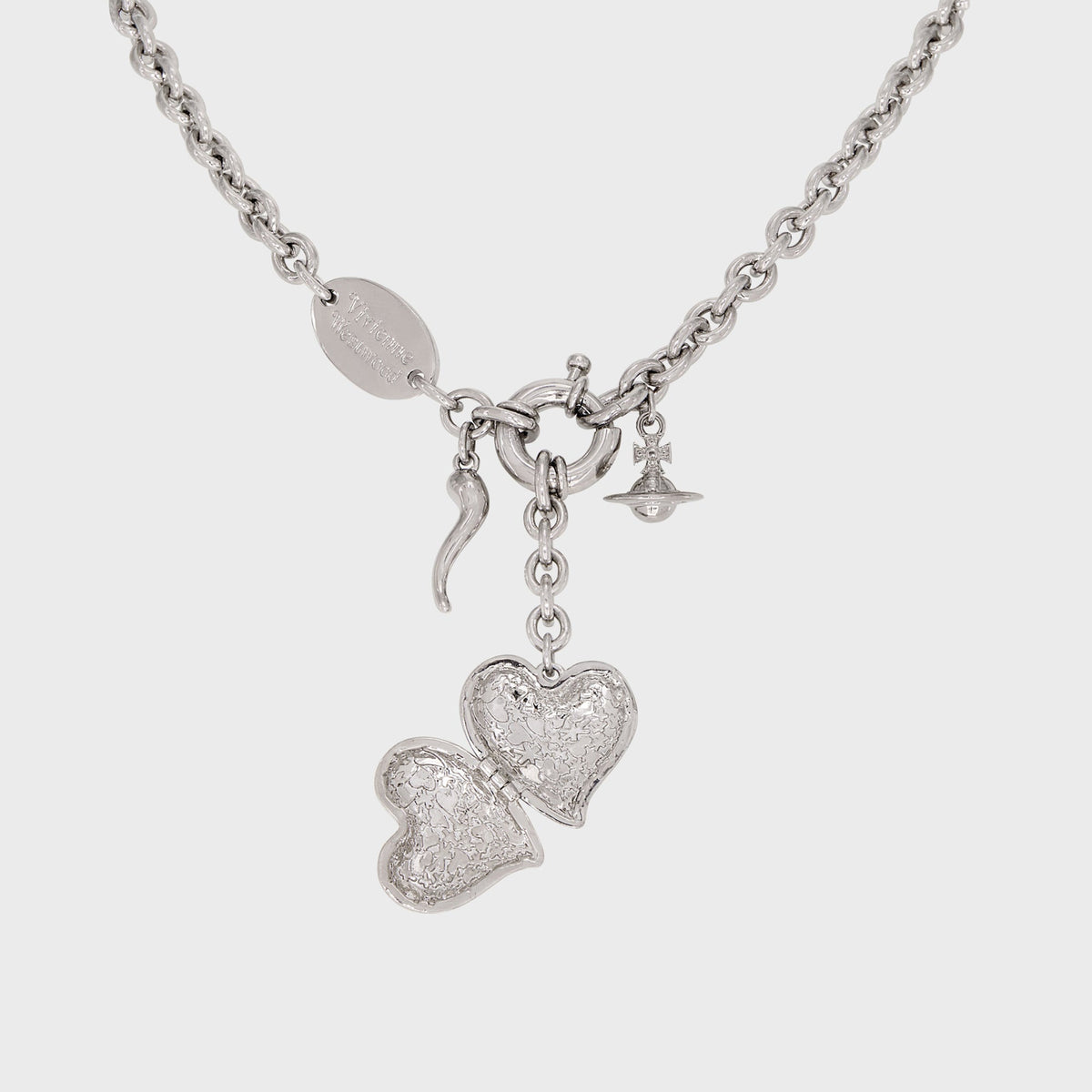 Vivienne Westwood Della Pendant Necklace - Platinum