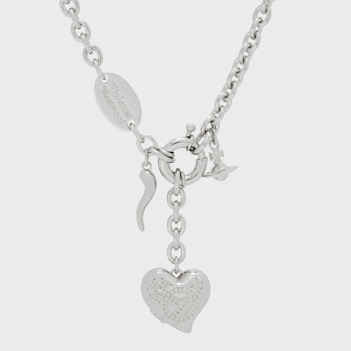 Vivienne Westwood Della Pendant Necklace - Platinum
