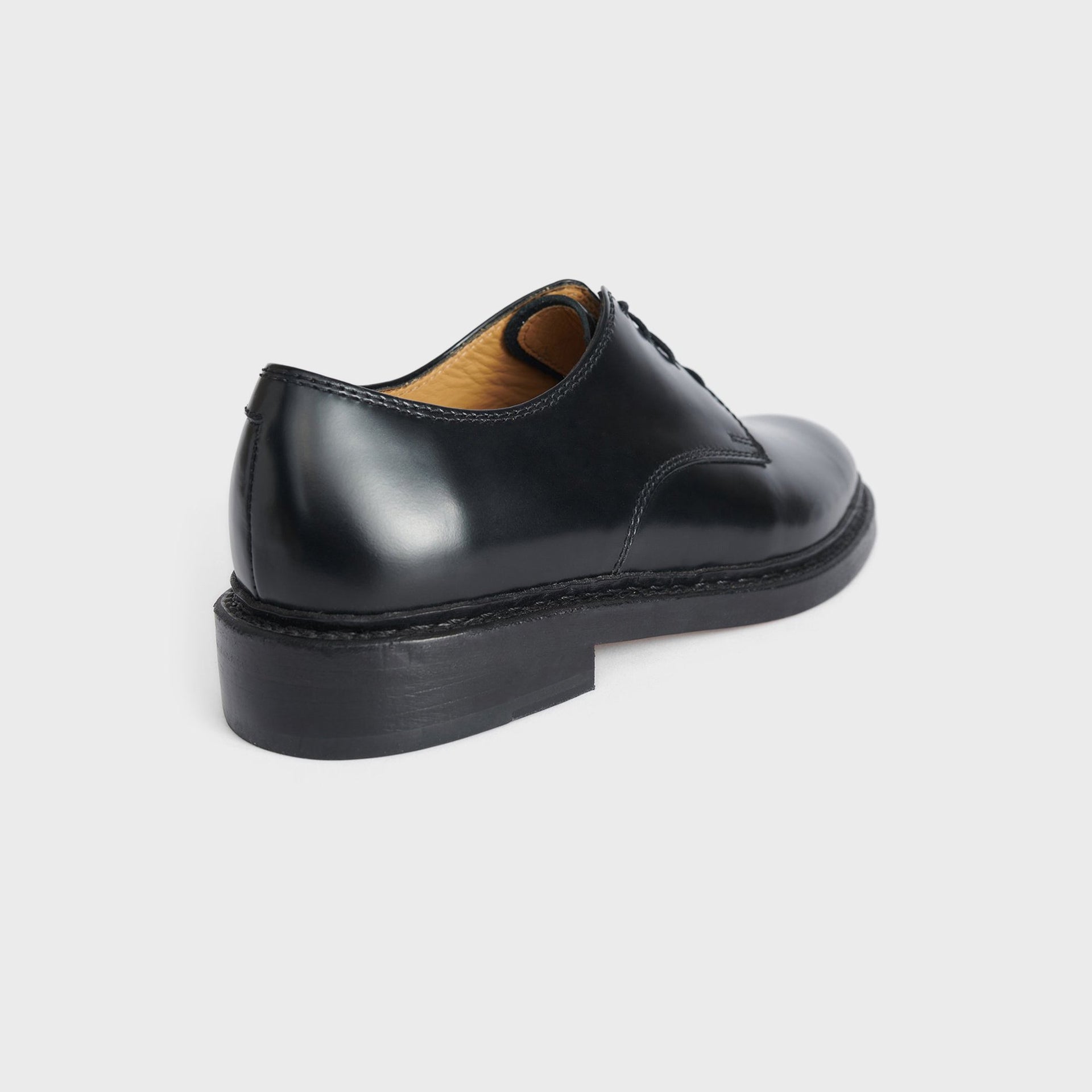 Our Legacy Uniform Parade Derby - Black Leather