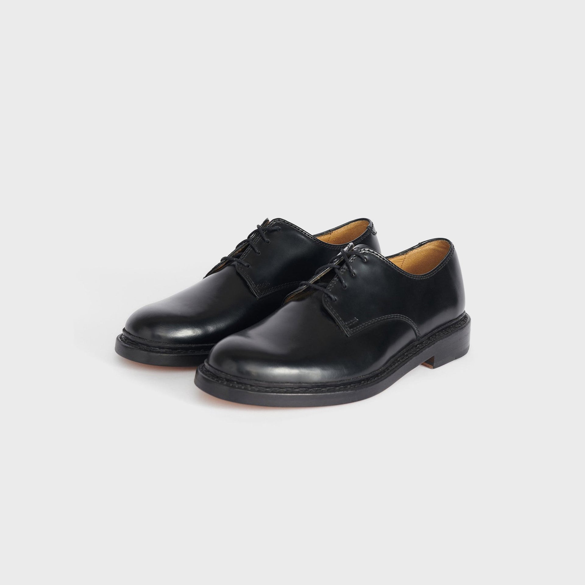 Our Legacy Uniform Parade Derby - Black Leather