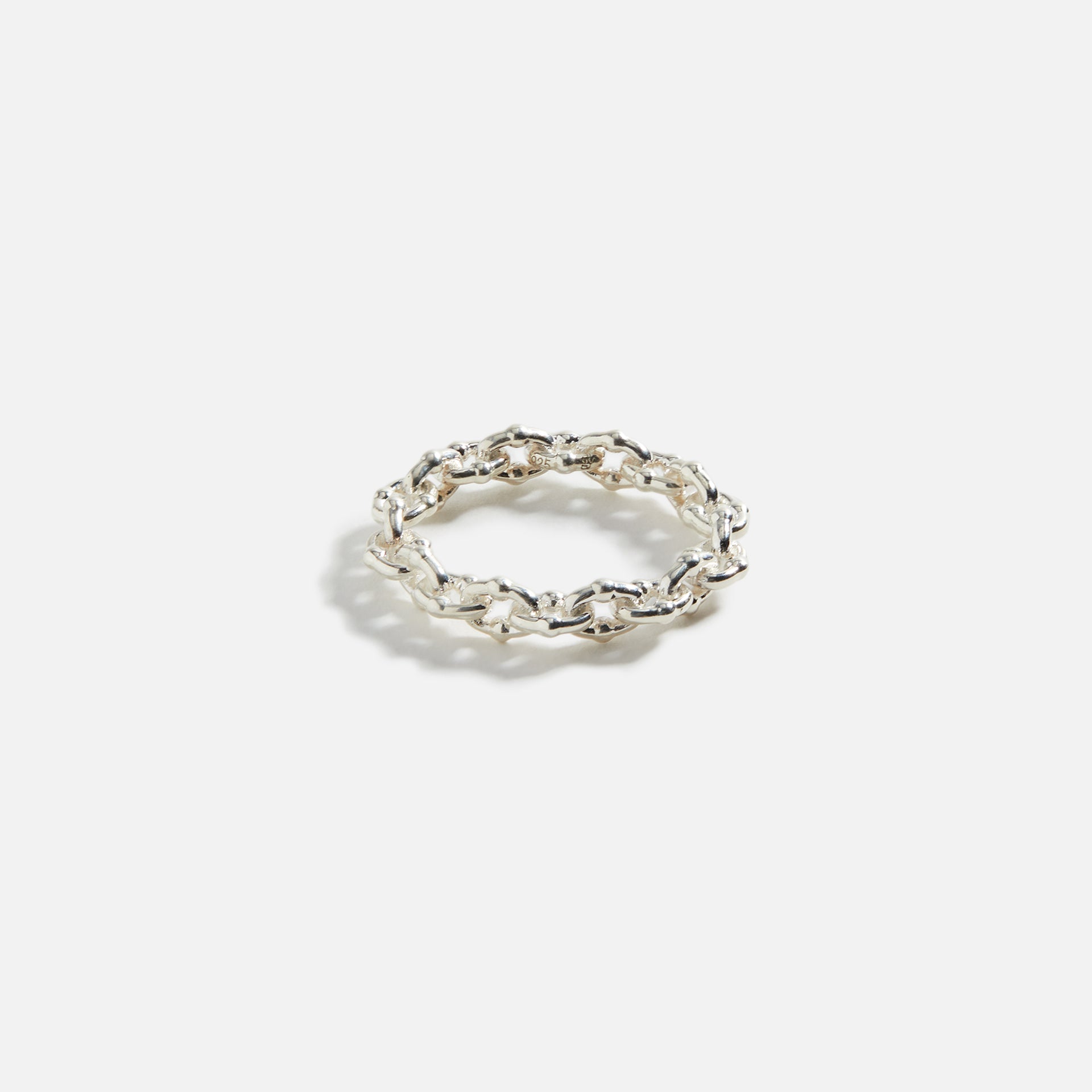 Greg Yuna Umlaut Link Ring - Silver