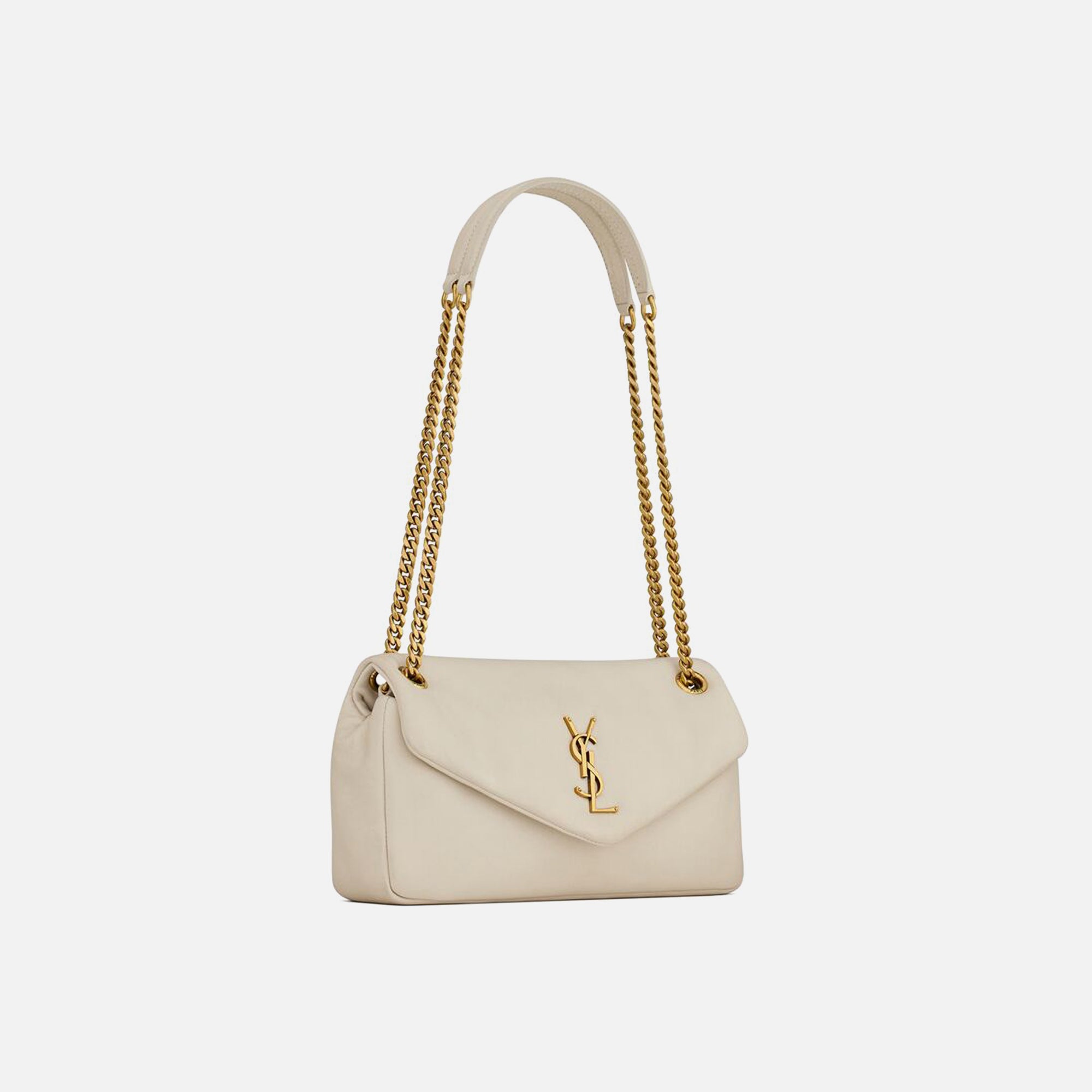 Saint Laurent YSL Calypso Puff Bag - Crema Soft – Kith