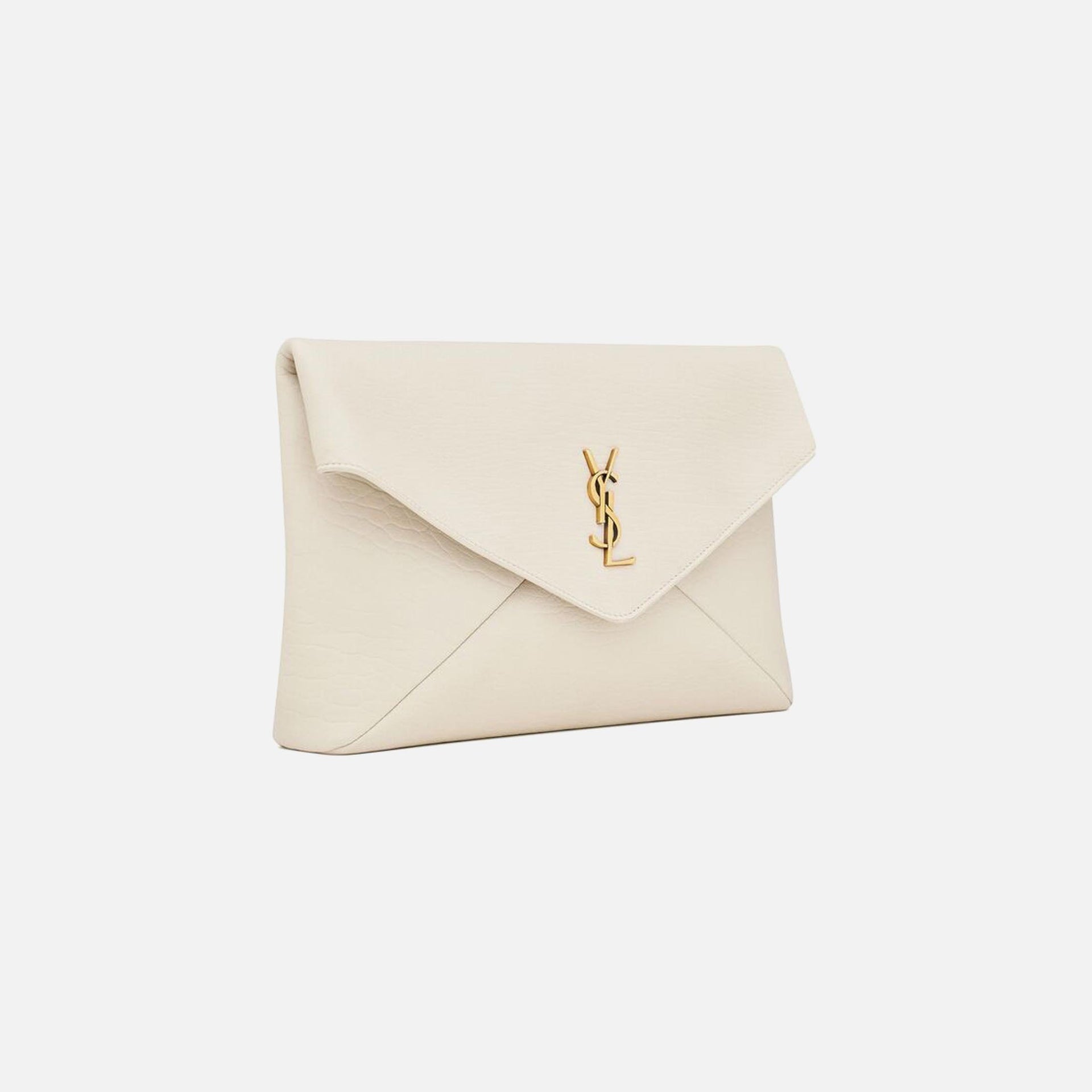Saint Laurent Large Envelope Pouch - Blanc Vintage