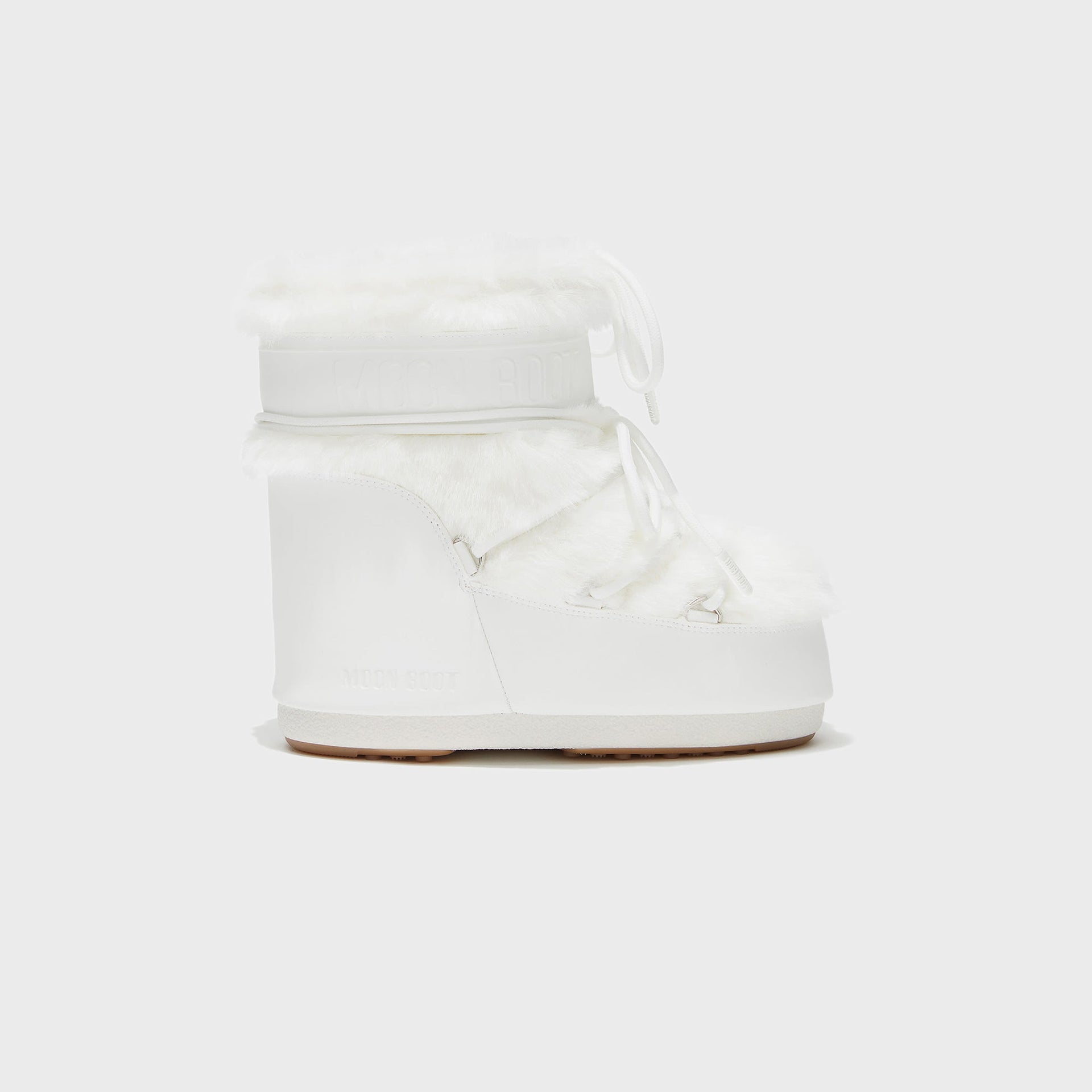 Moon Boot WMNS Icon Low Faux Fur Boots - White