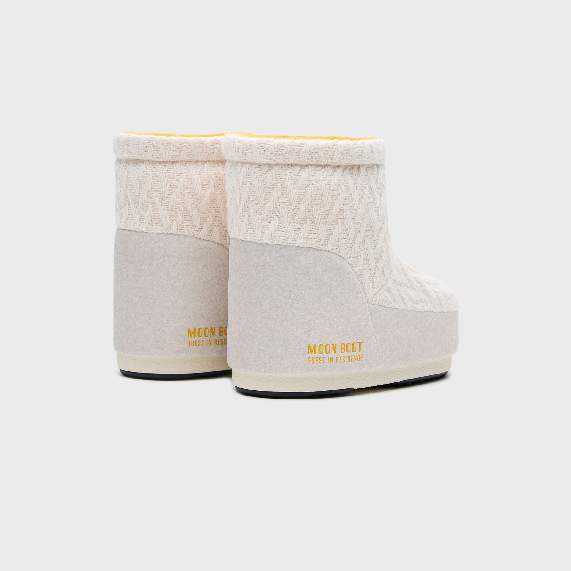 Moon Boot x Guest In Residence WMNS Knit No Lace Boots - White / Sand