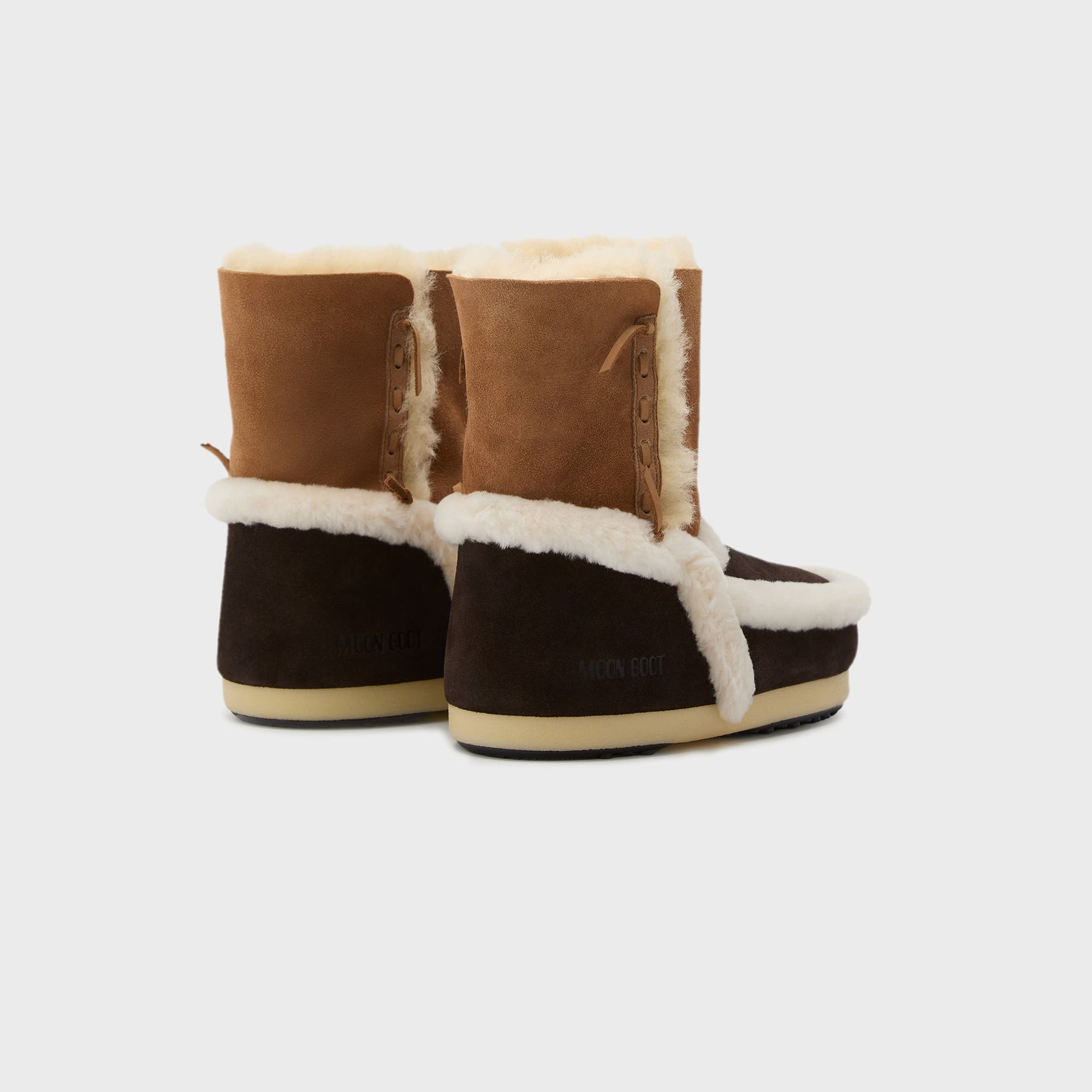 Moon Boot WMNS EVX Patch Boot - Dark Brown / Cognac