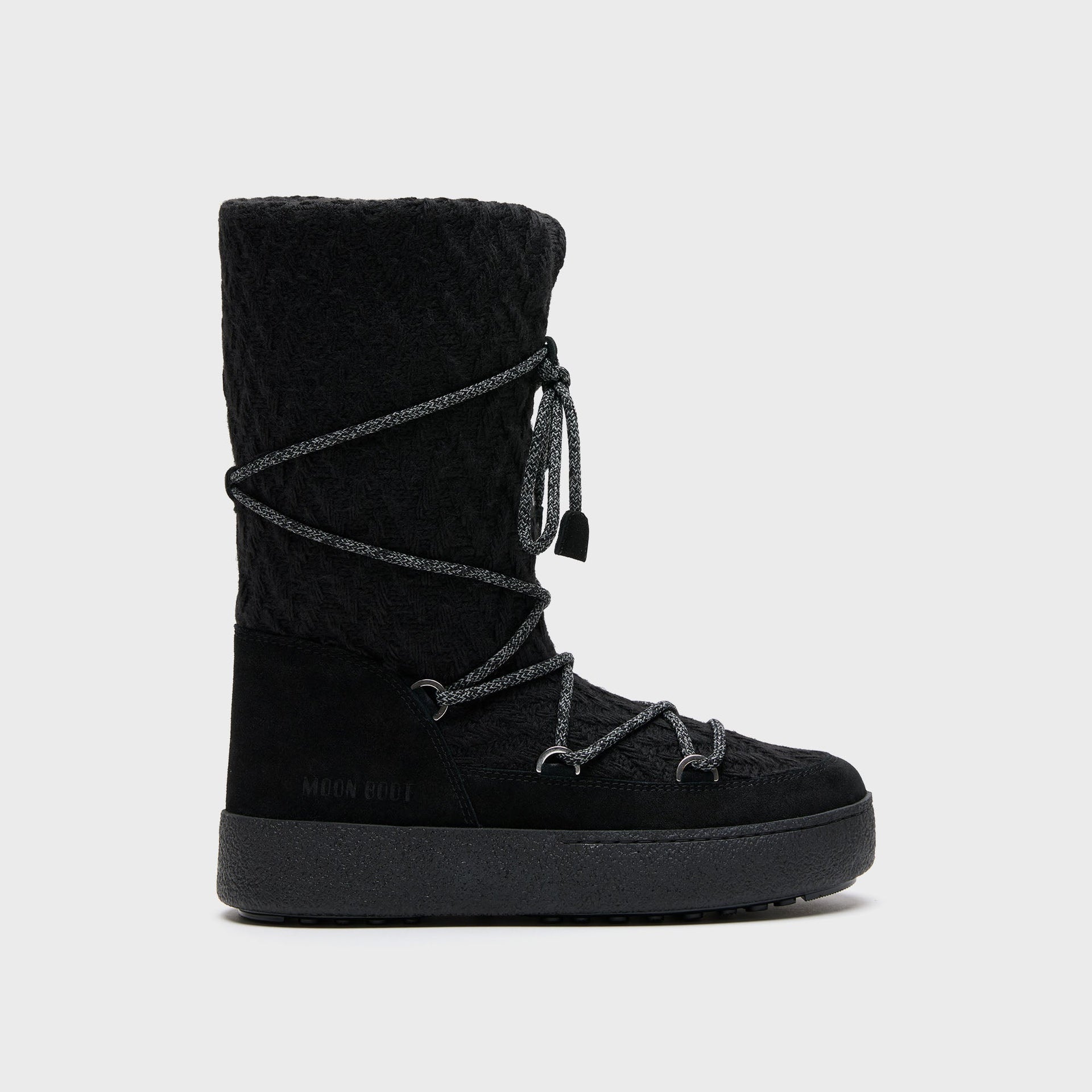 Moon Boot x Guest In Residence WMNS Knit No Lace Boots - Black