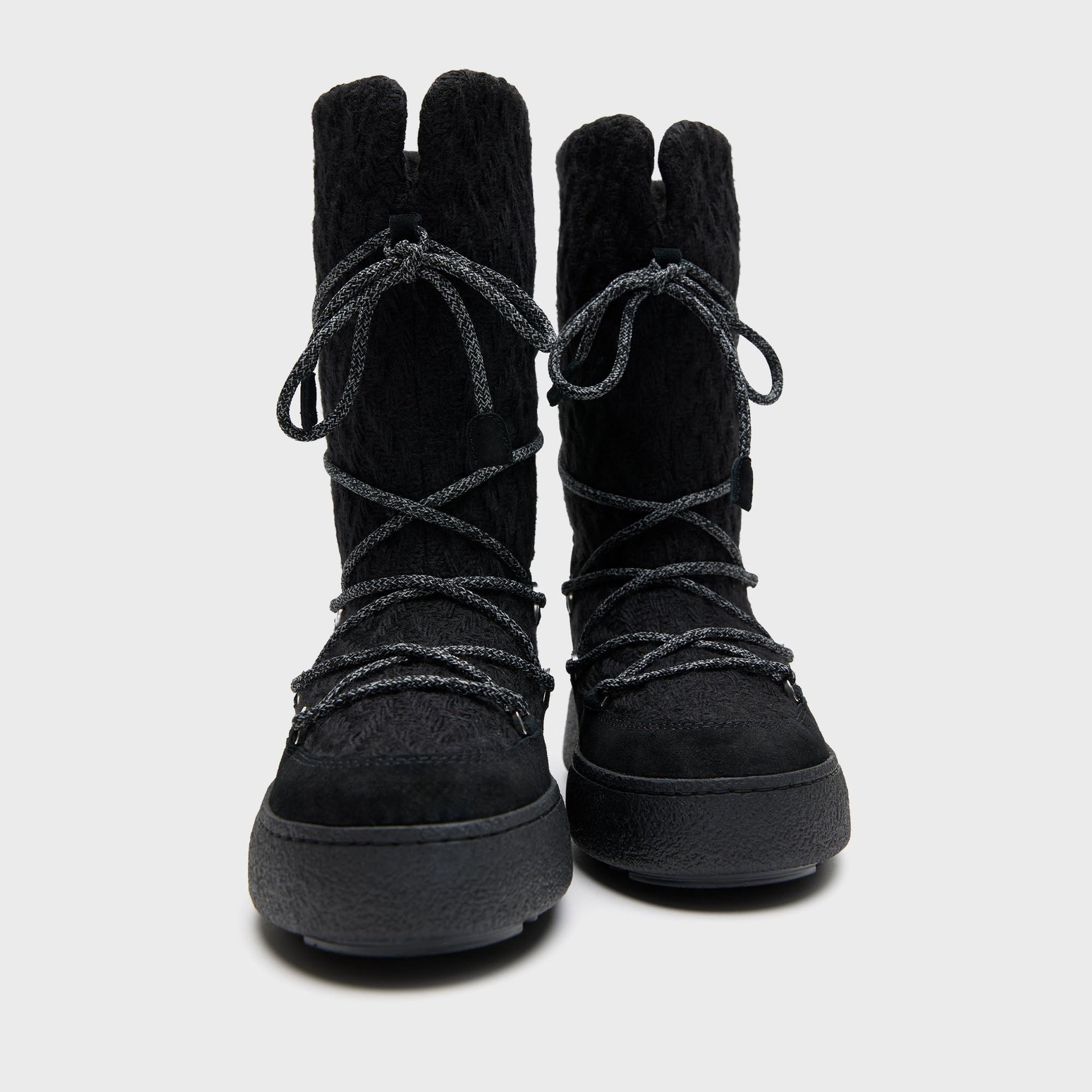 Moon Boot x Guest In Residence WMNS Knit No Lace Boots - Black
