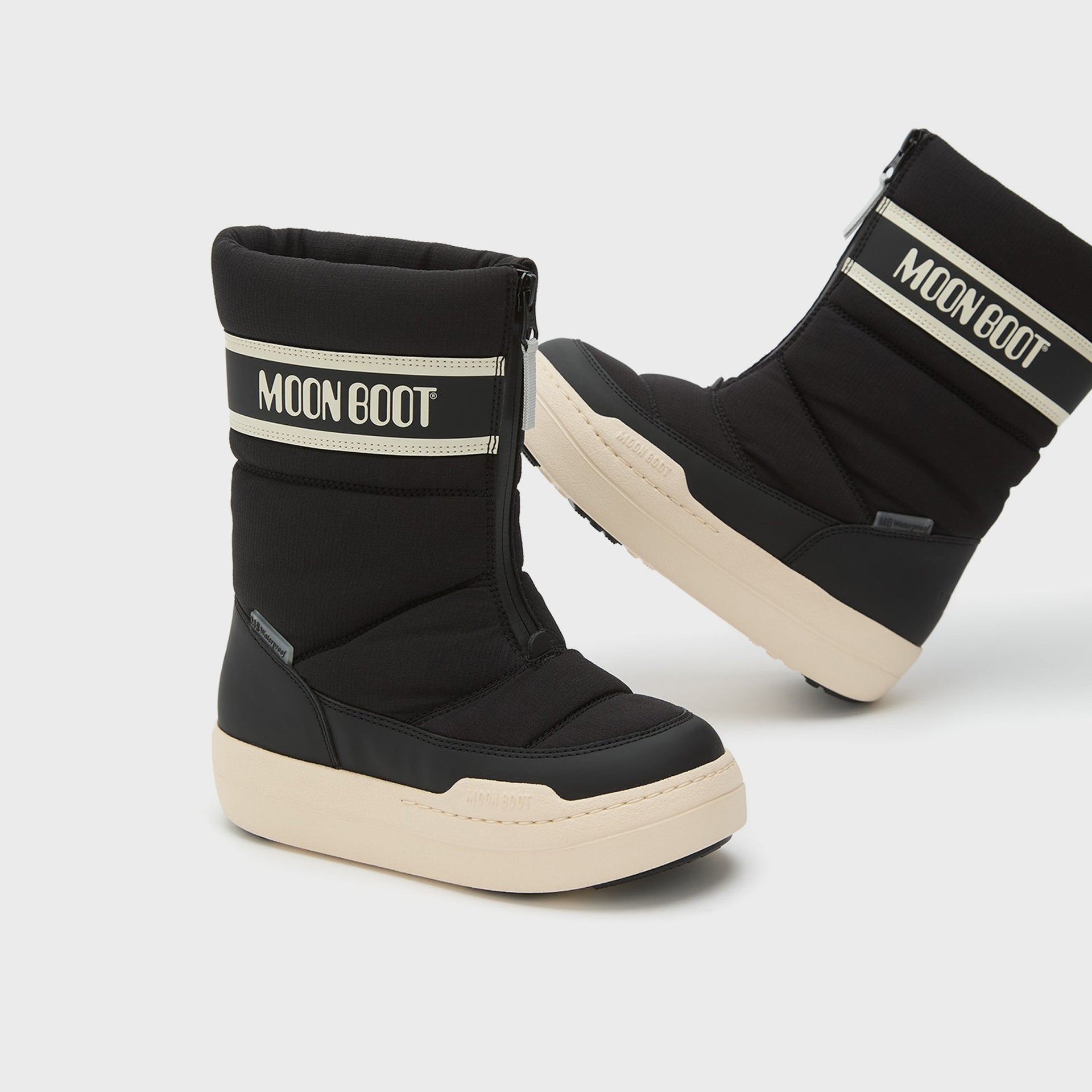 Moon Boot Junior Park Zip High Boot - Black