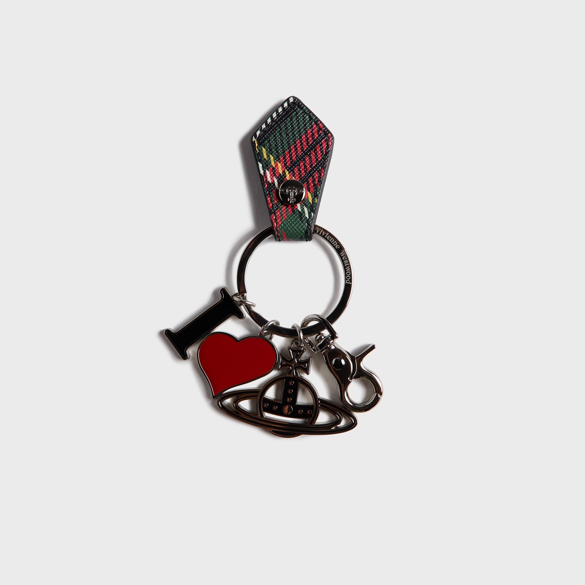 Vivienne Westwood I Love Orb Keyring - Tartan – Kith