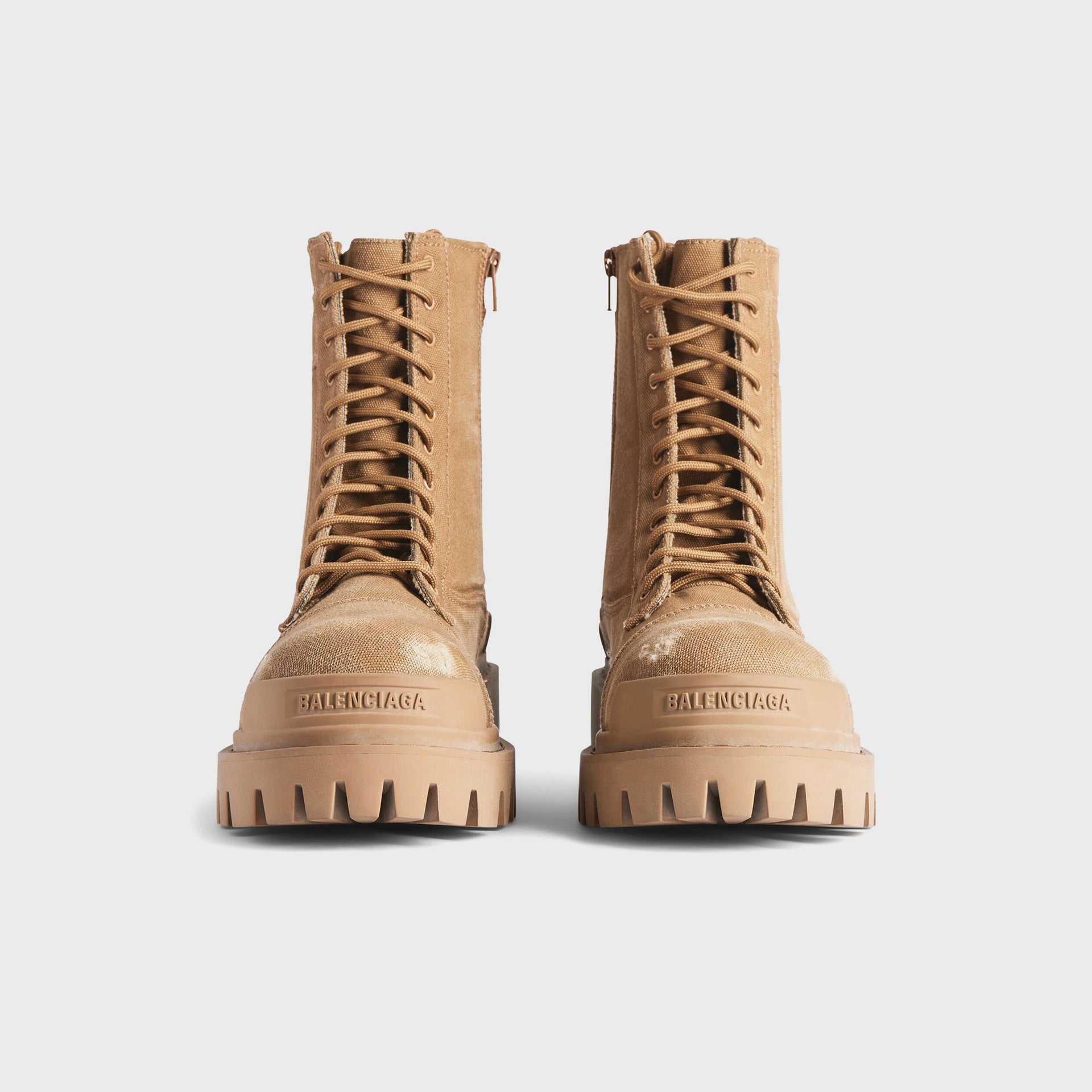 Balenciaga Combat Strike Boot - Brown