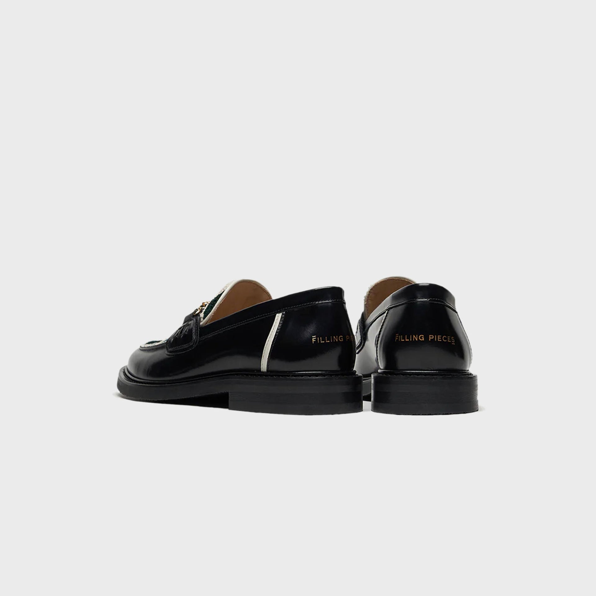 Filling Pieces Loafer Gowtu Studs - Black