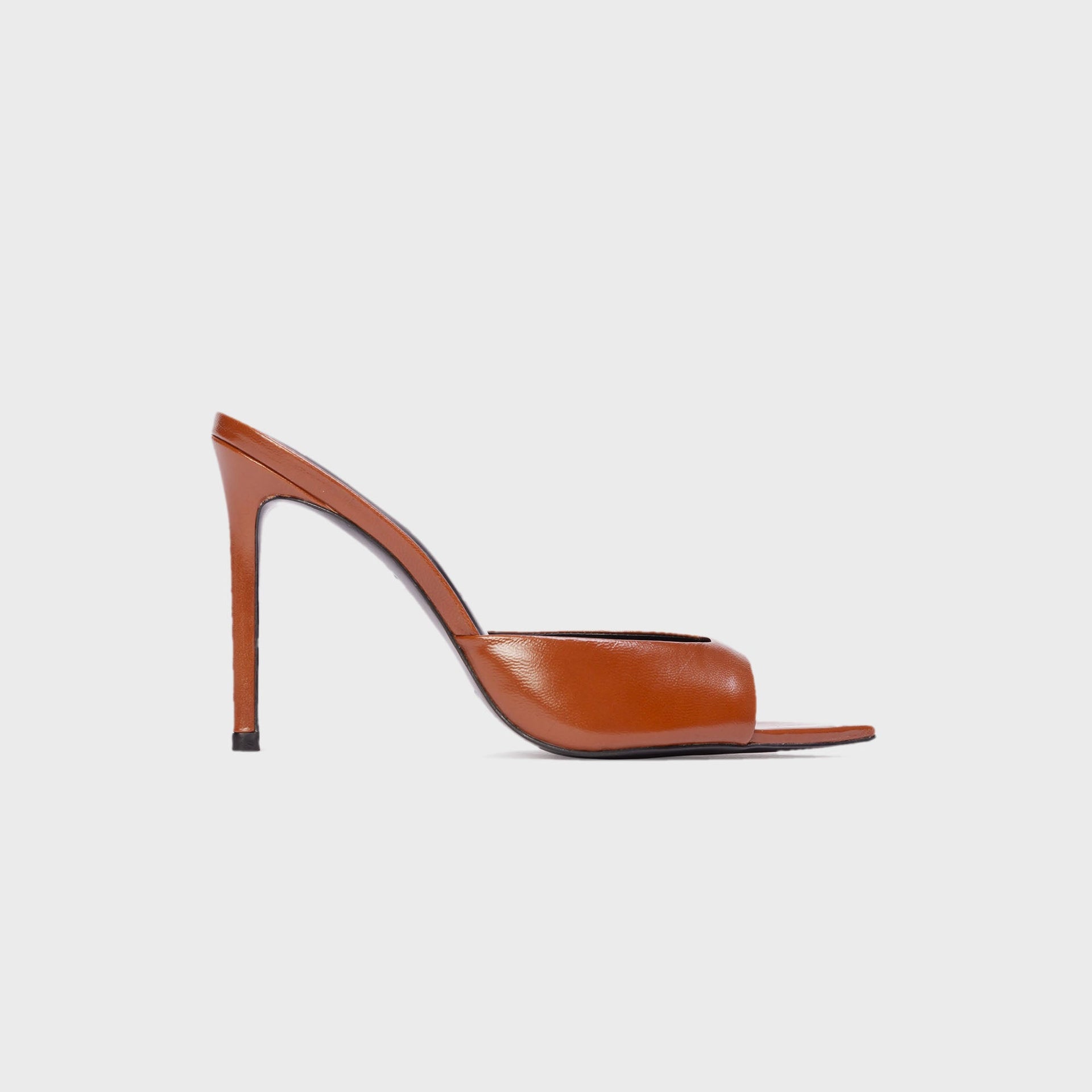 Black Suede Studio Brea 100mm - Cappuccino