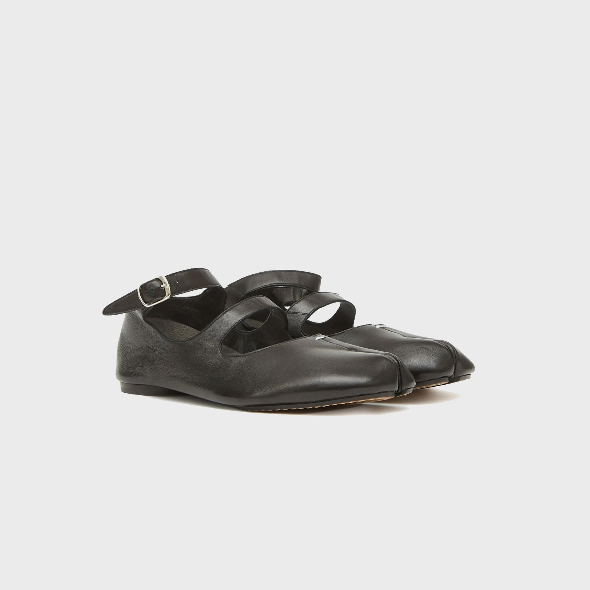 Maison Margiela Tabi Ballerina Double Strap - Black