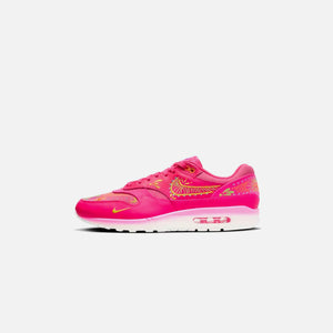Nike Air Max 1 PRM - Hyper Pink / Sail / Opti Yellow / Green Strike