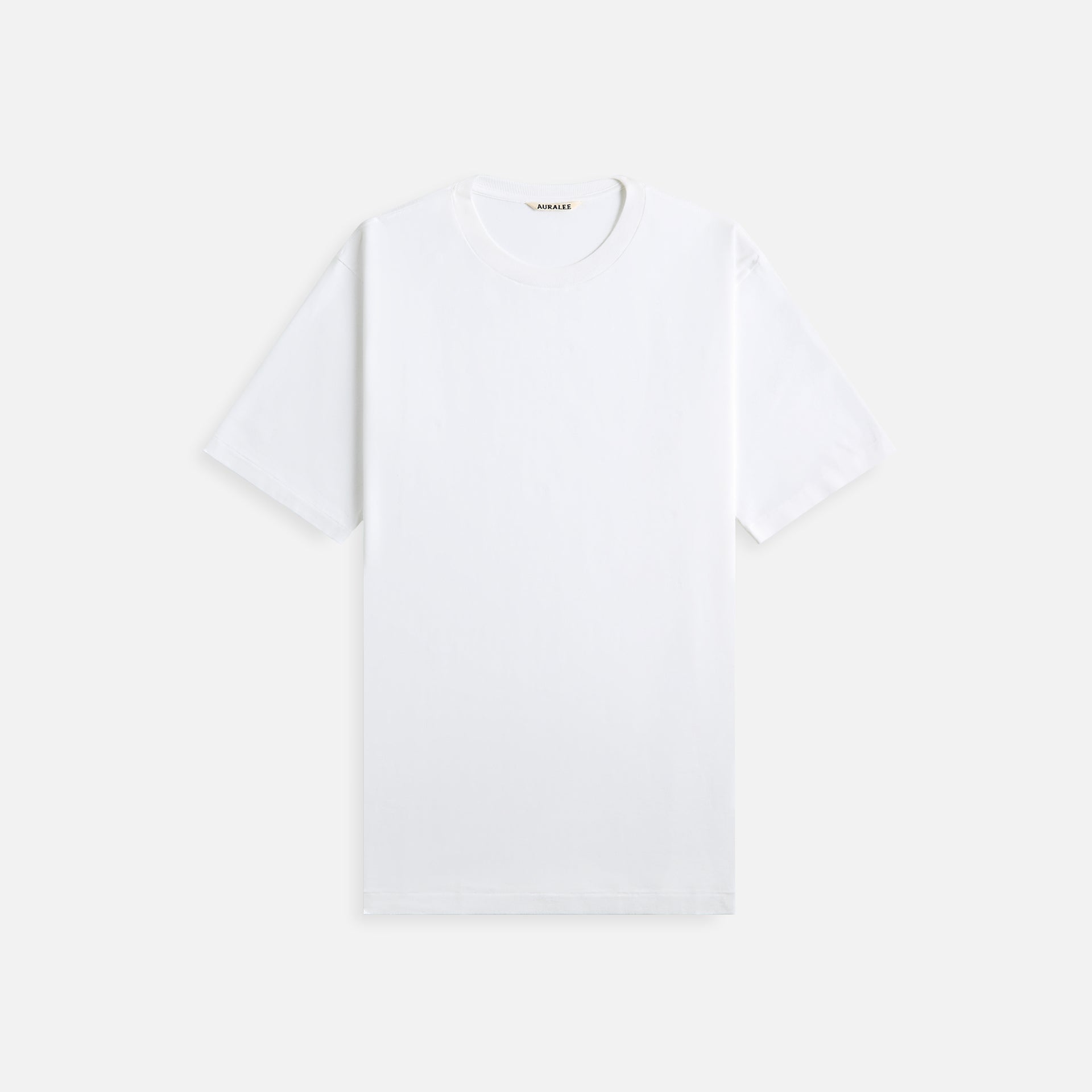 Auralee Luster Plaiting Tee - White