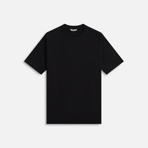 Auralee Seamless Crew Neck Tee - Black