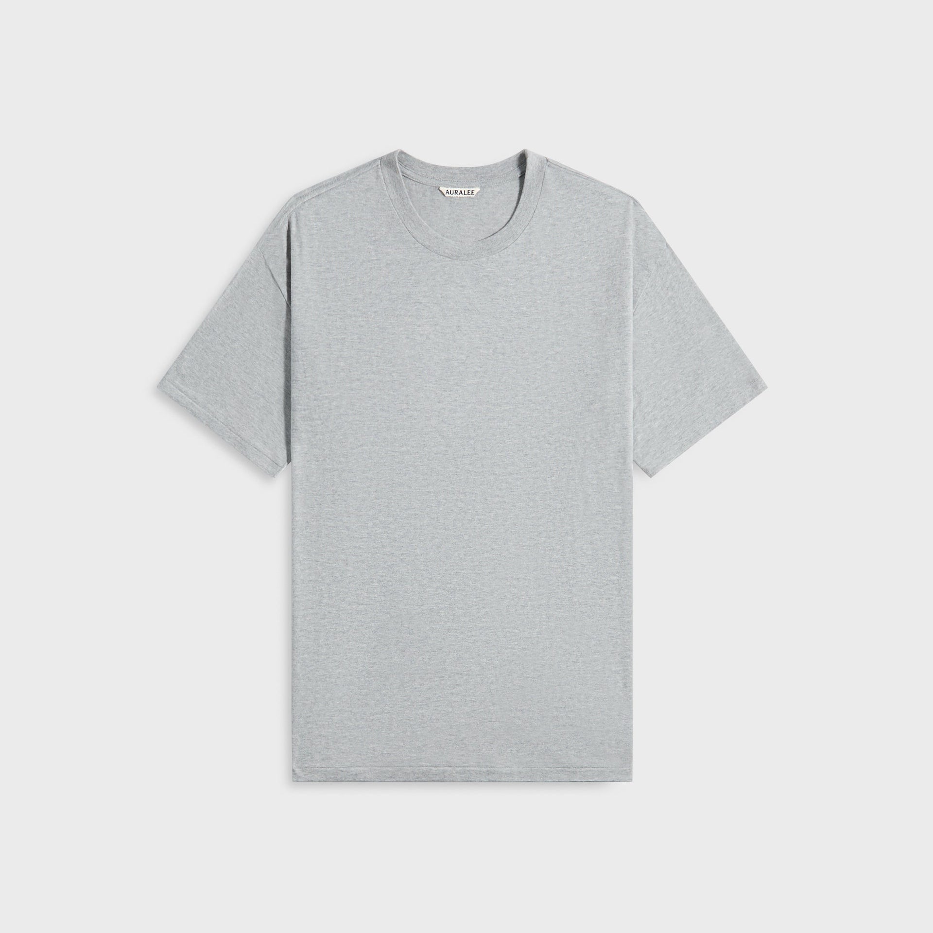 Auralee Seamless Crew Neck Tee - Top Gray