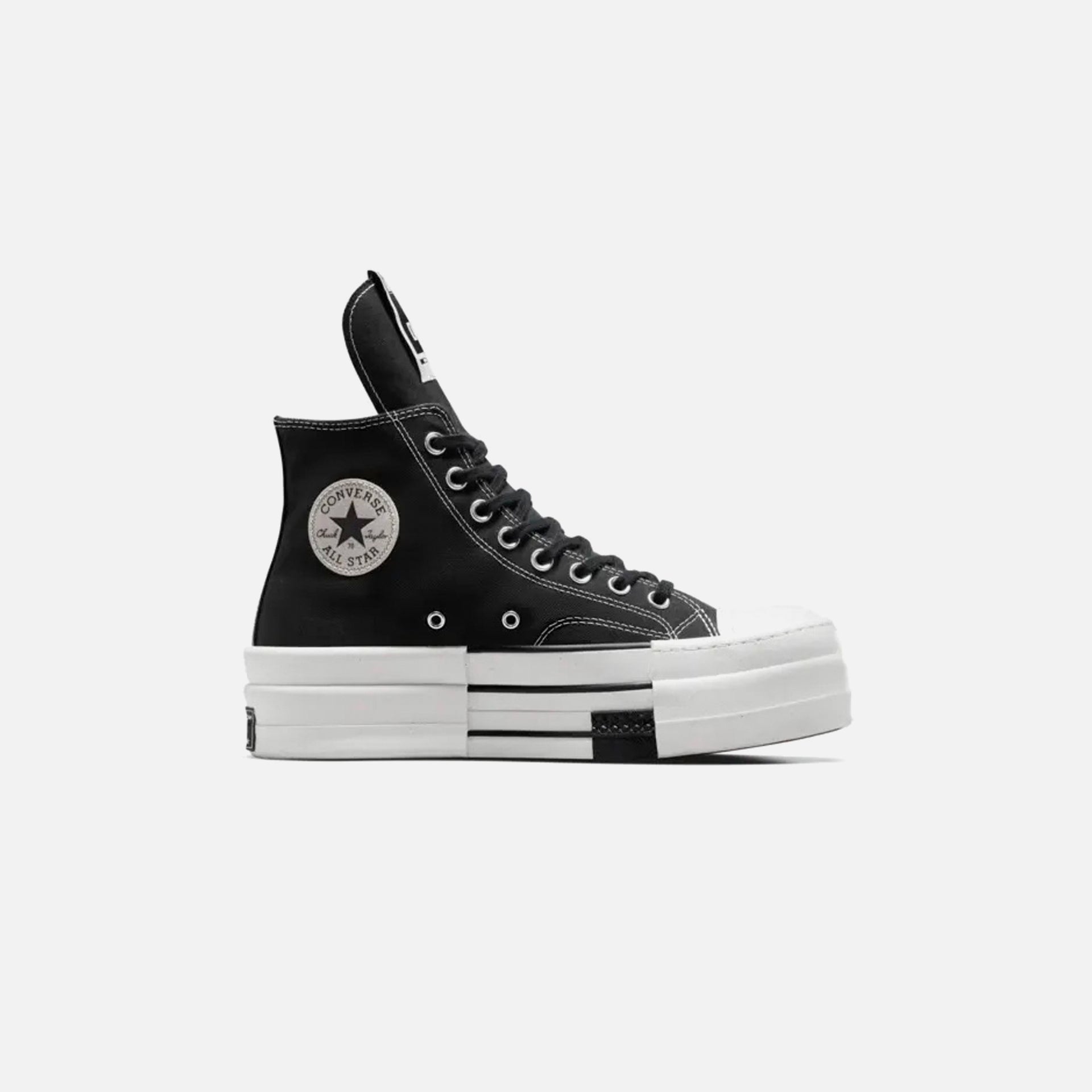 Converse x Rick Owens DRKSHDW DBL DRKSTAR Hi - Black