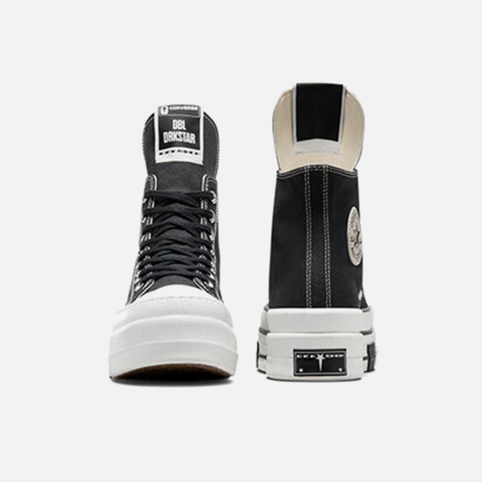 Converse x Rick Owens DRKSHDW DBL DRKSTAR Hi - Black