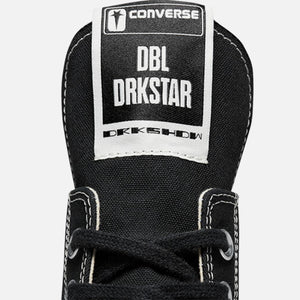 Converse x Rick Owens DRKSHDW DBL DRKSTAR Hi - Black