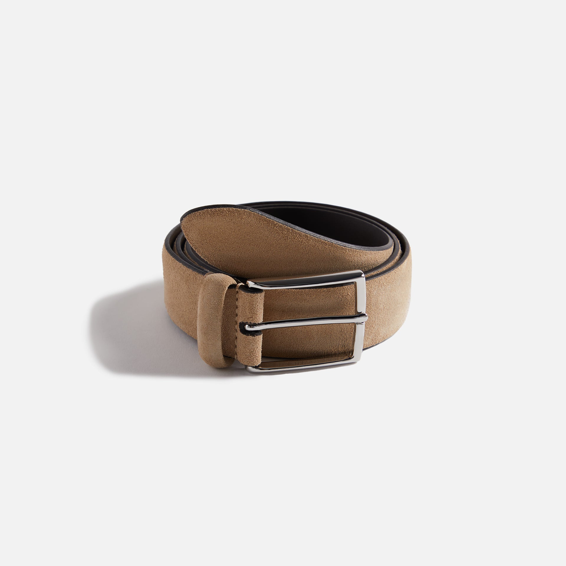 Anderson's Suede Semi Formal Belt - Tan