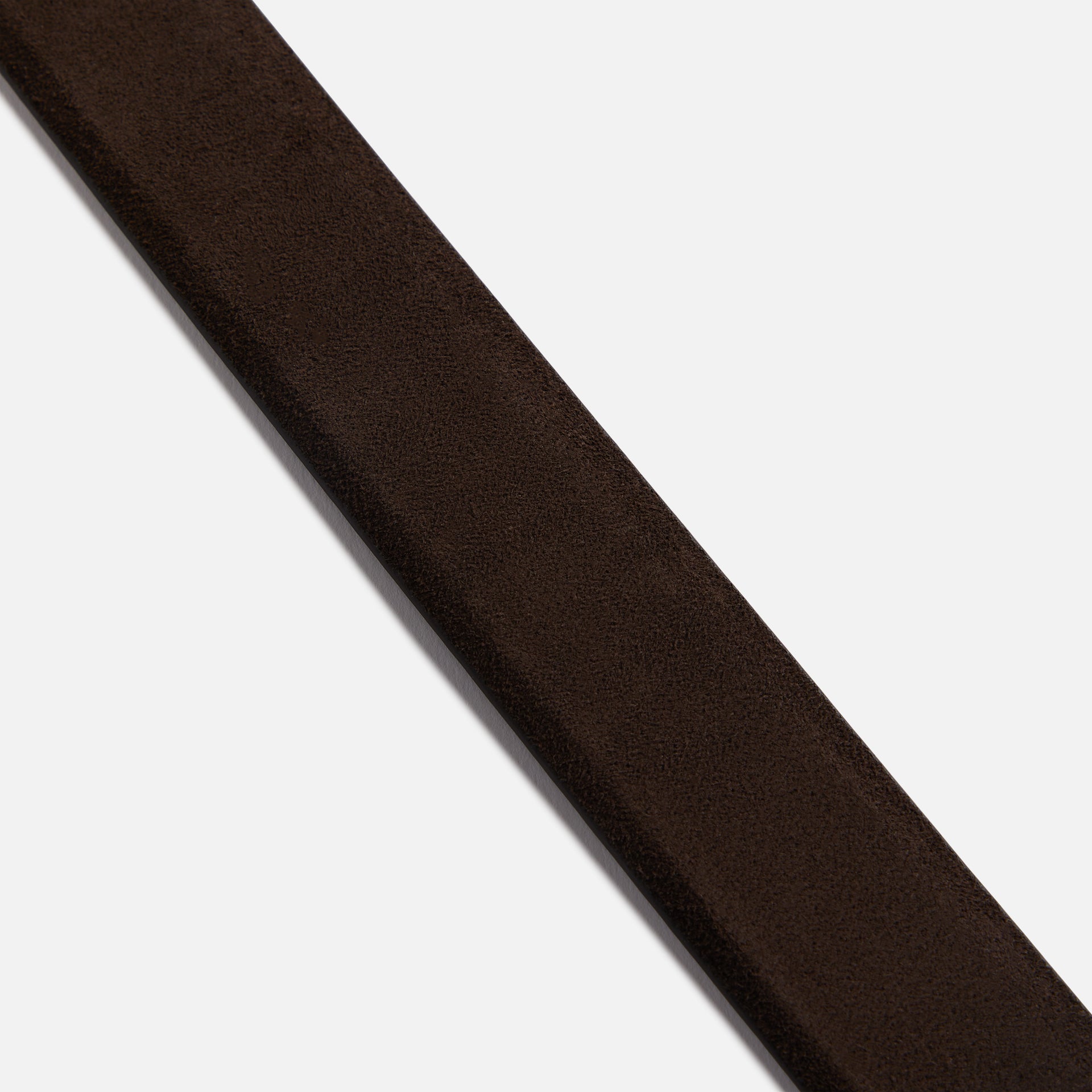 Anderson's Suede Semi Formal Belt - Dark Brown