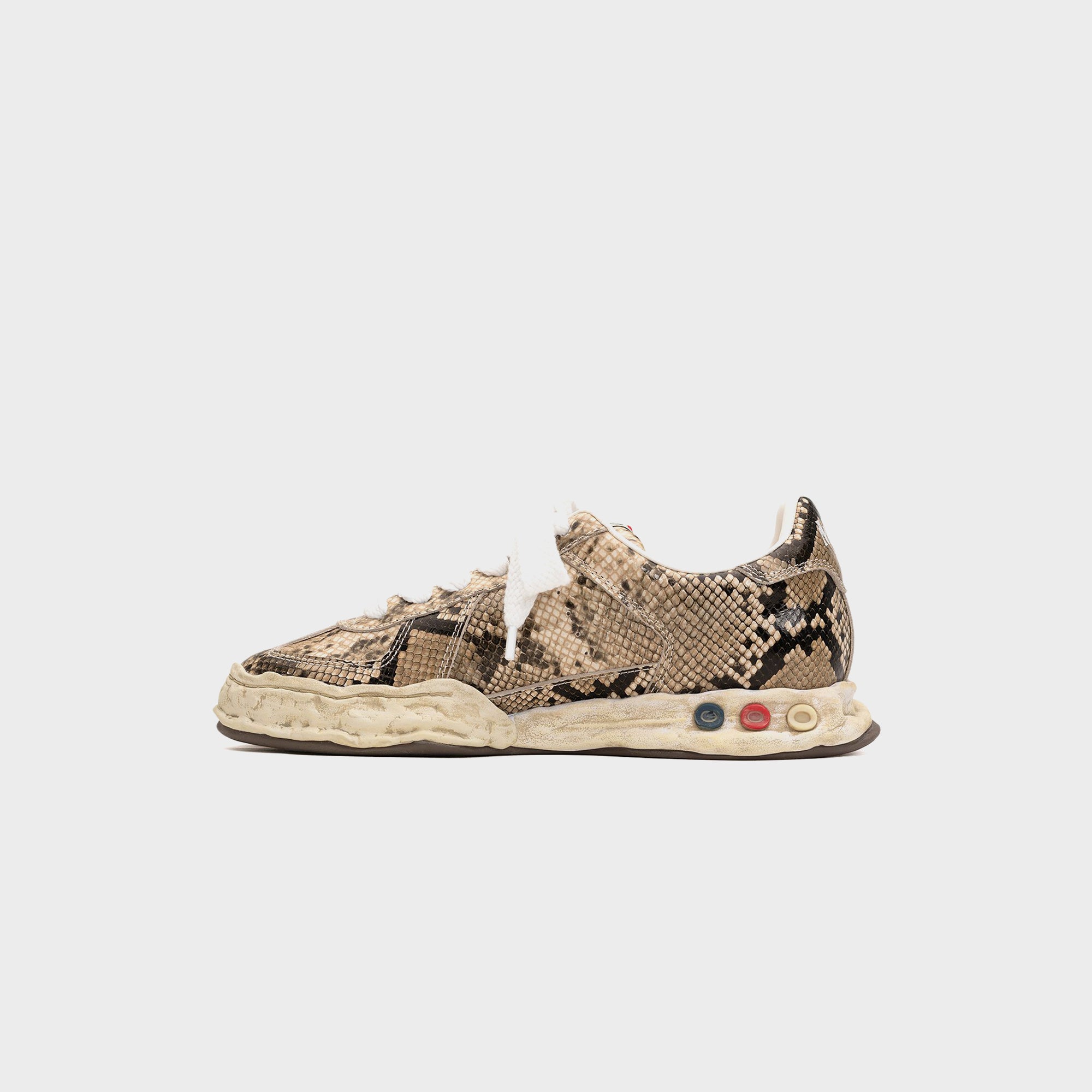 Mihara Yasuhiro Herbie Original Sole Printed Python Leather