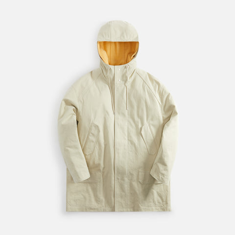 Auralee Washed Heavy Canvas Liner Coat - Ivory