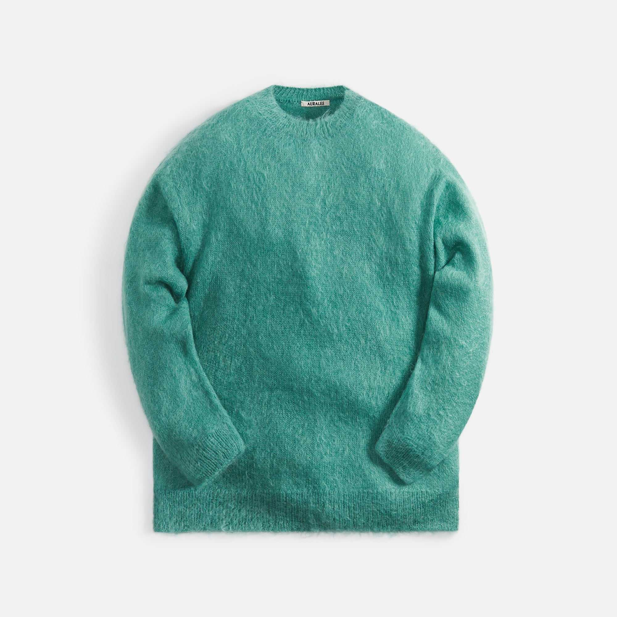 Auralee Brushed Super Kid Mohair Knit P/O - Jade Green – Kith