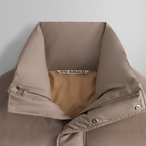 Kith 101 for Auralee Finx Polyester Chambray Down Coat - Moon Rock