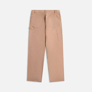 Auralee Washed Organic Canvas Pants - Light Brown