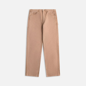 Auralee Washed Organic Canvas Pants - Light Brown