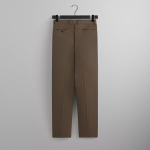 Kith 101 for Auralee Light Wool Max Gabardine Slacks - Major Brown