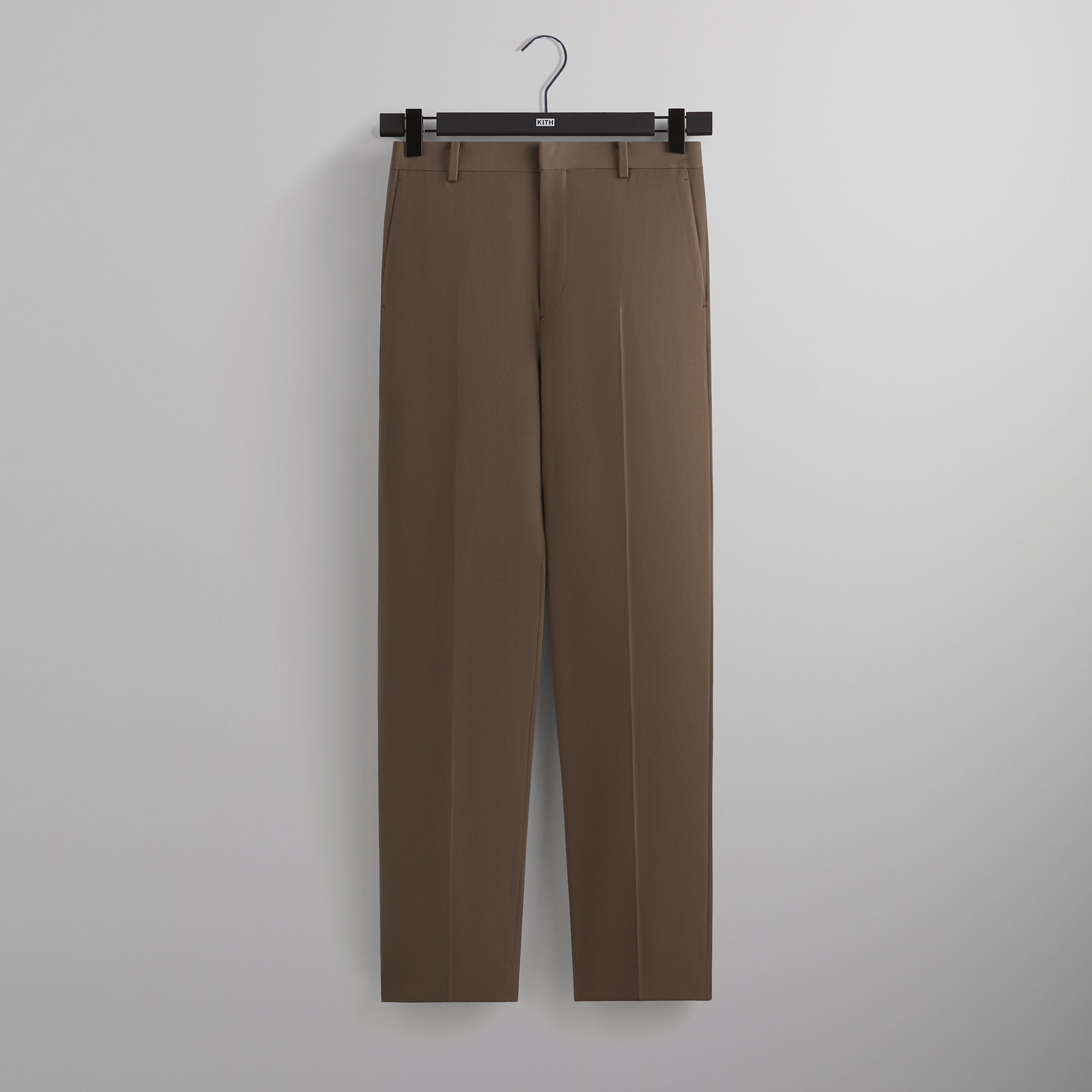 Kith 101 for Auralee Light Wool Max Gabardine Slacks - Major Brown