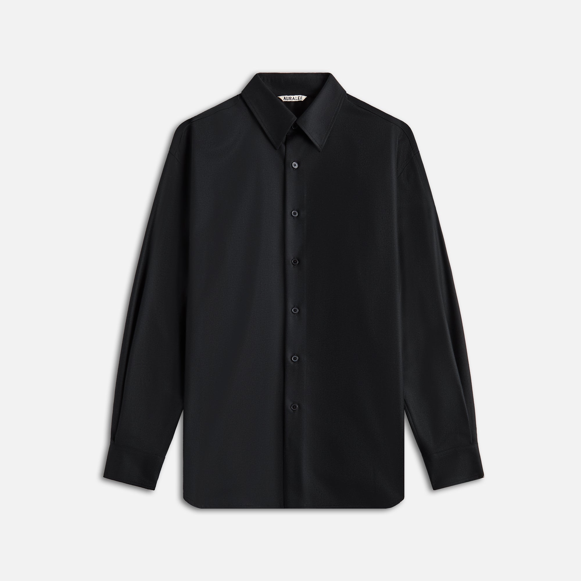 Auralee Super Light Wool Shirt - Black – Kith